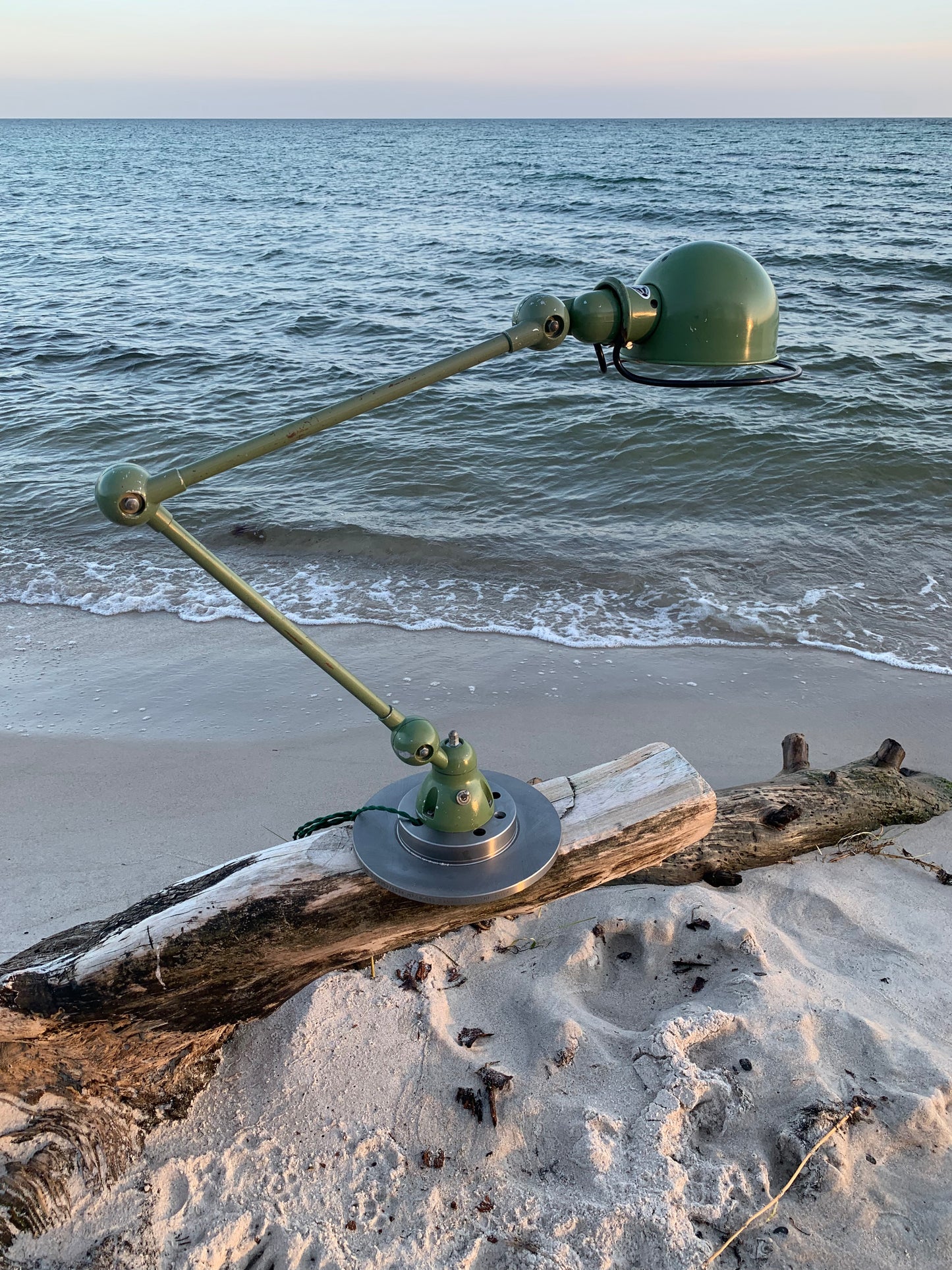 Jieldé bord/væg lampe med to arme - Grøn