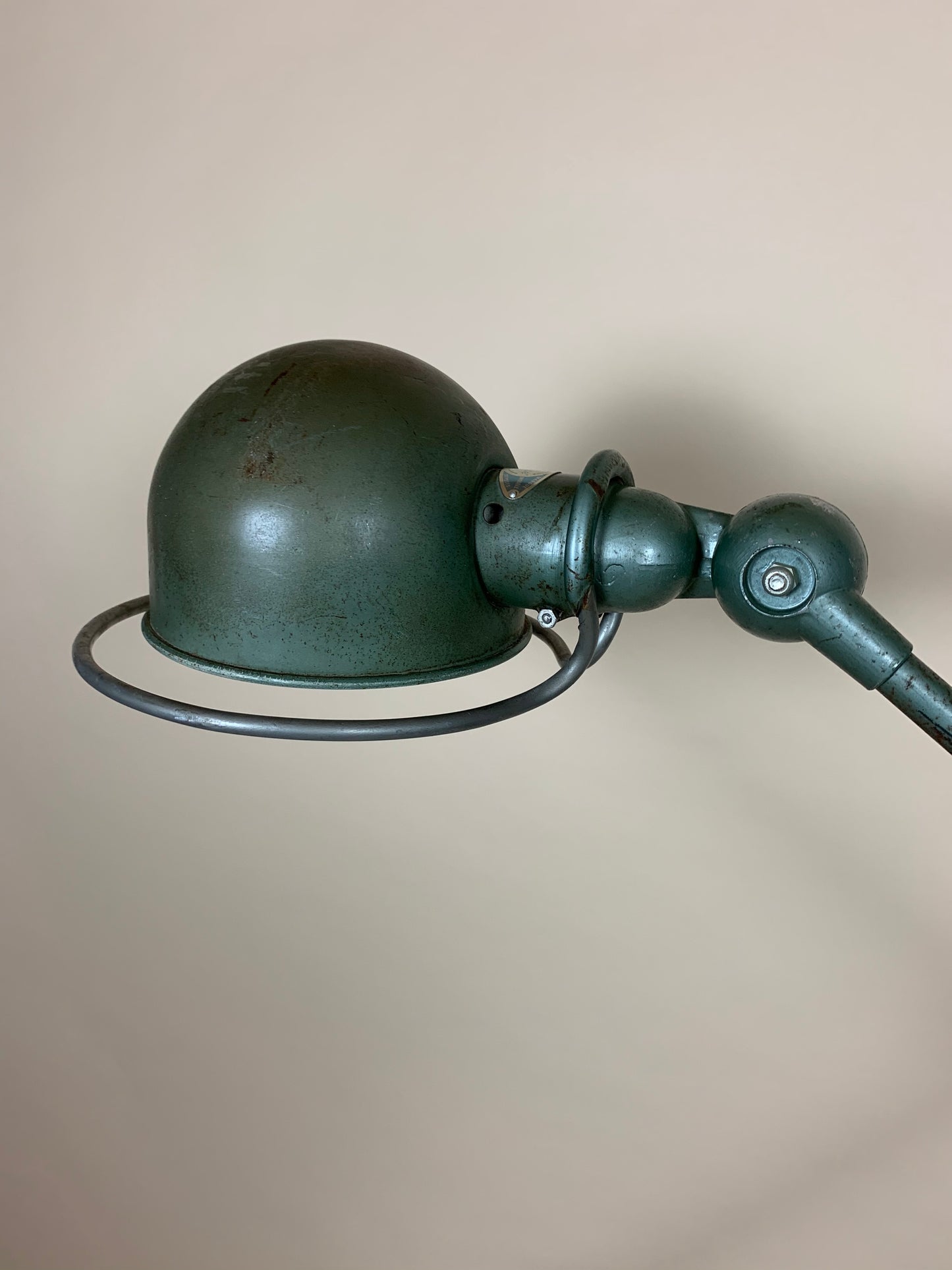 Original grøn Jieldé gulvlampe