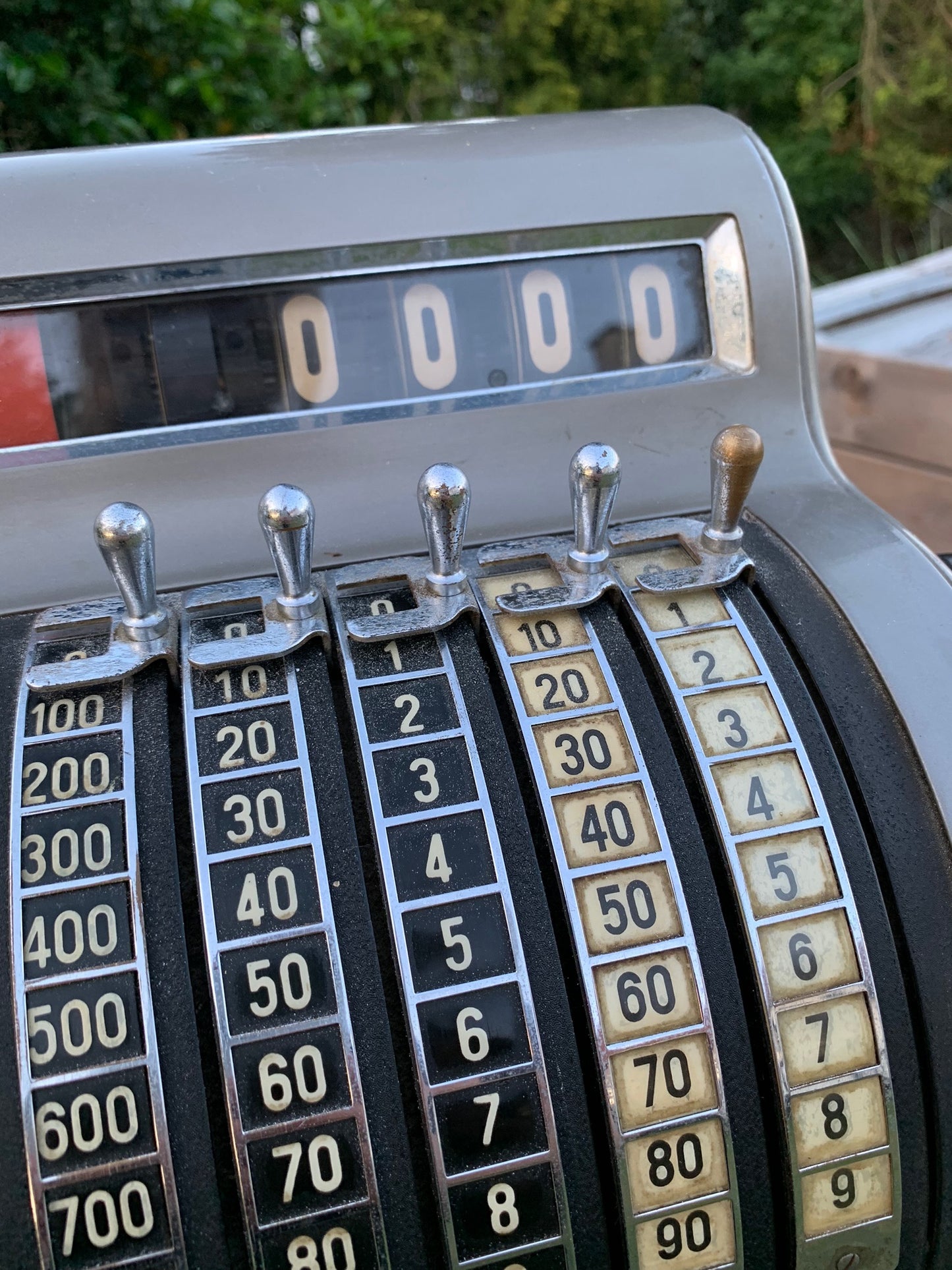 Gammelt kasseapparat