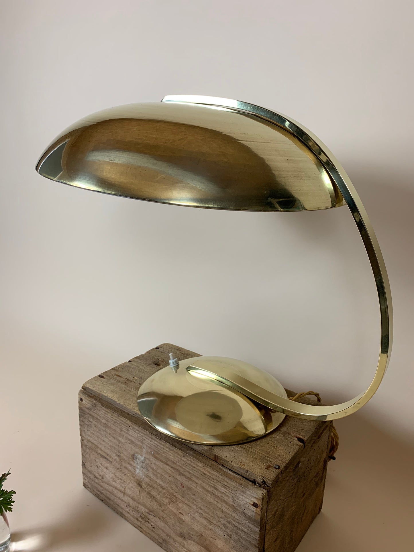 Hillebrand messinglampe