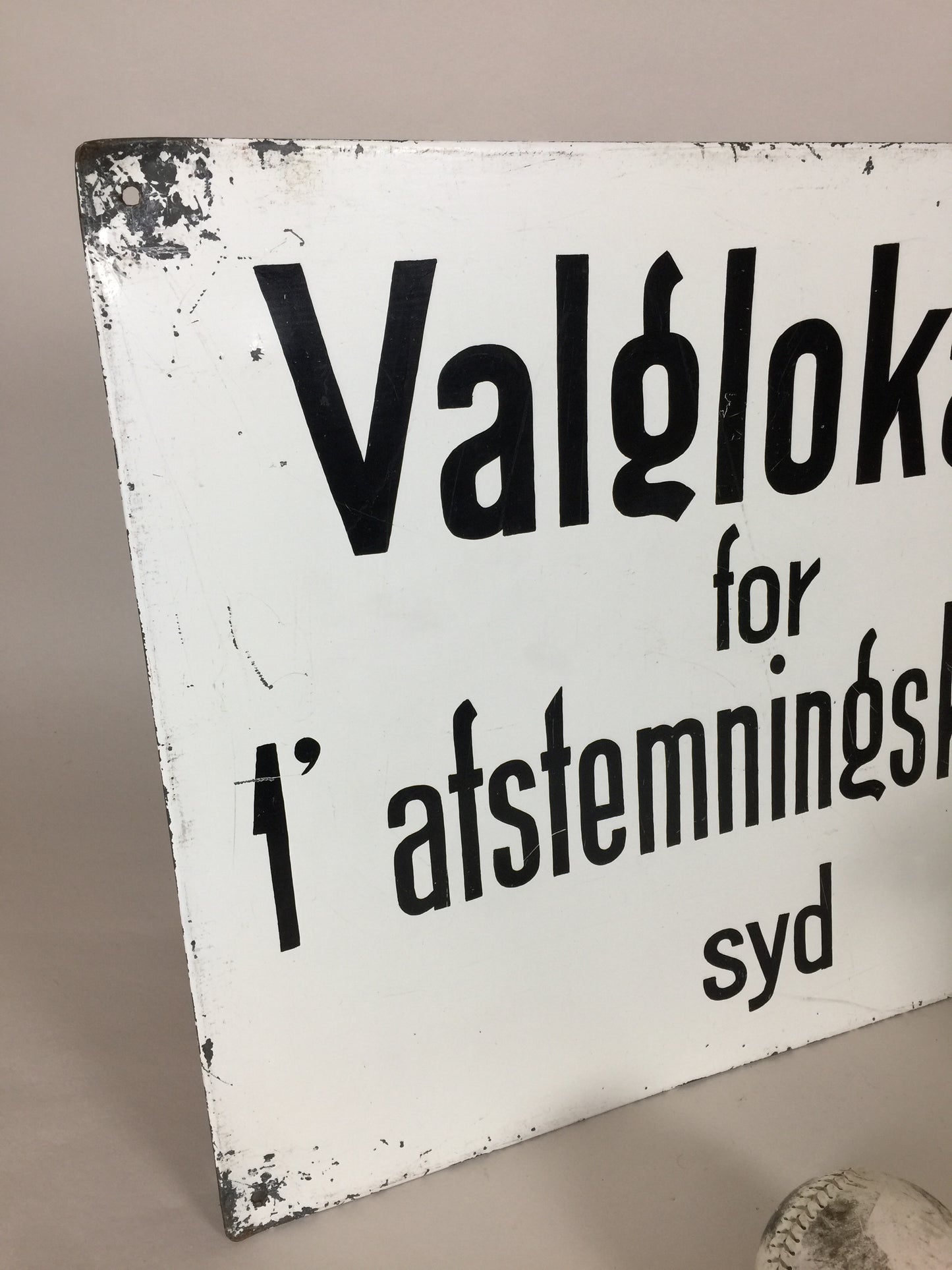 Valgskilt 1 Syd
