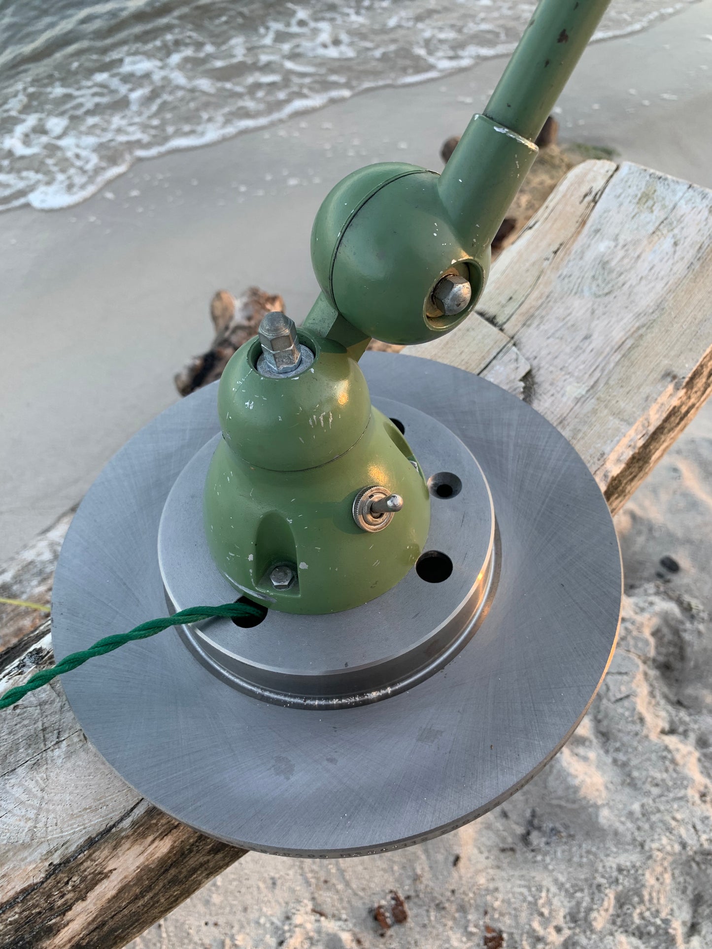 Jieldé bord/væg lampe med to arme - Grøn