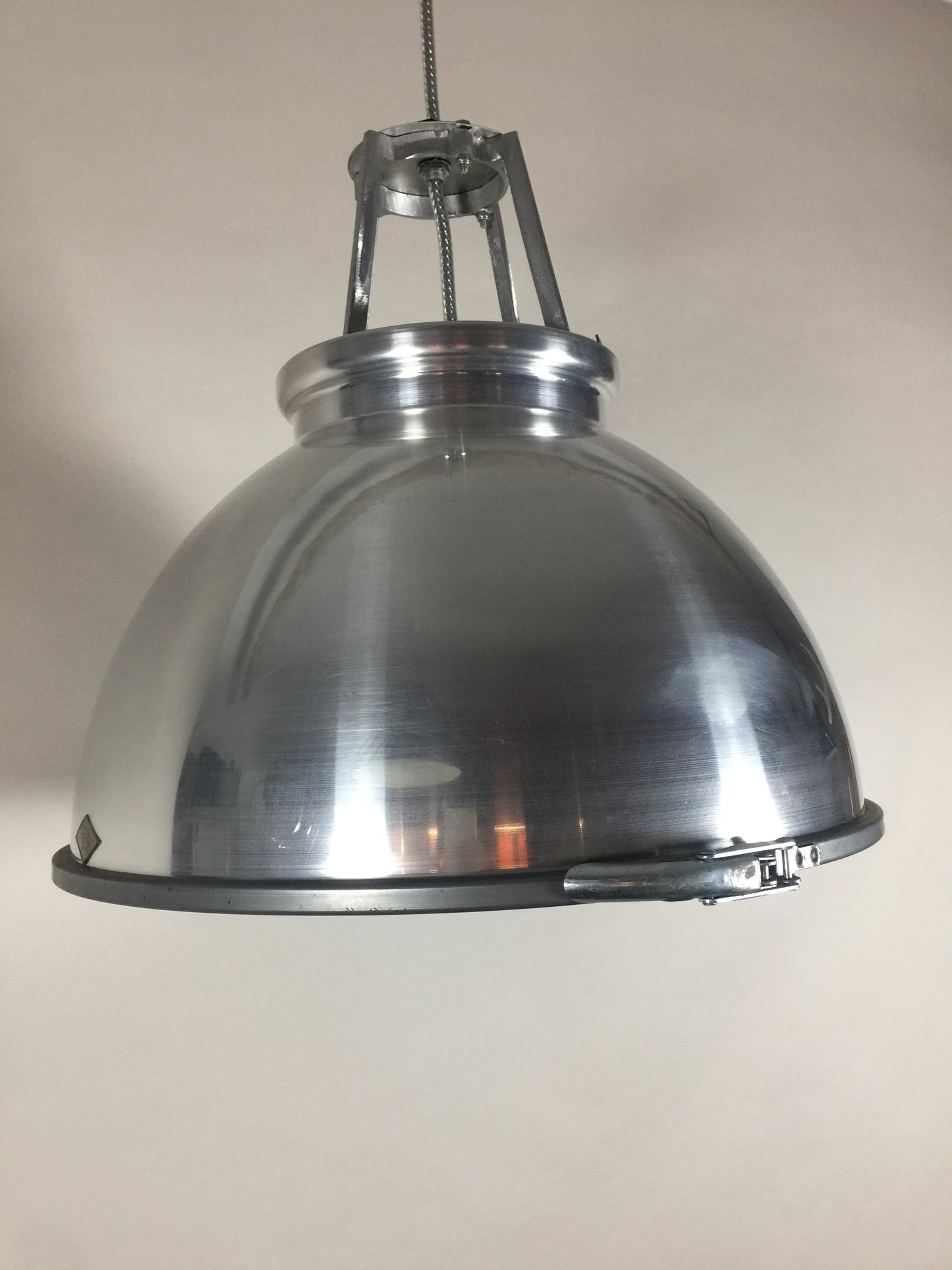 Original BTC lampe - Titan med trådglas