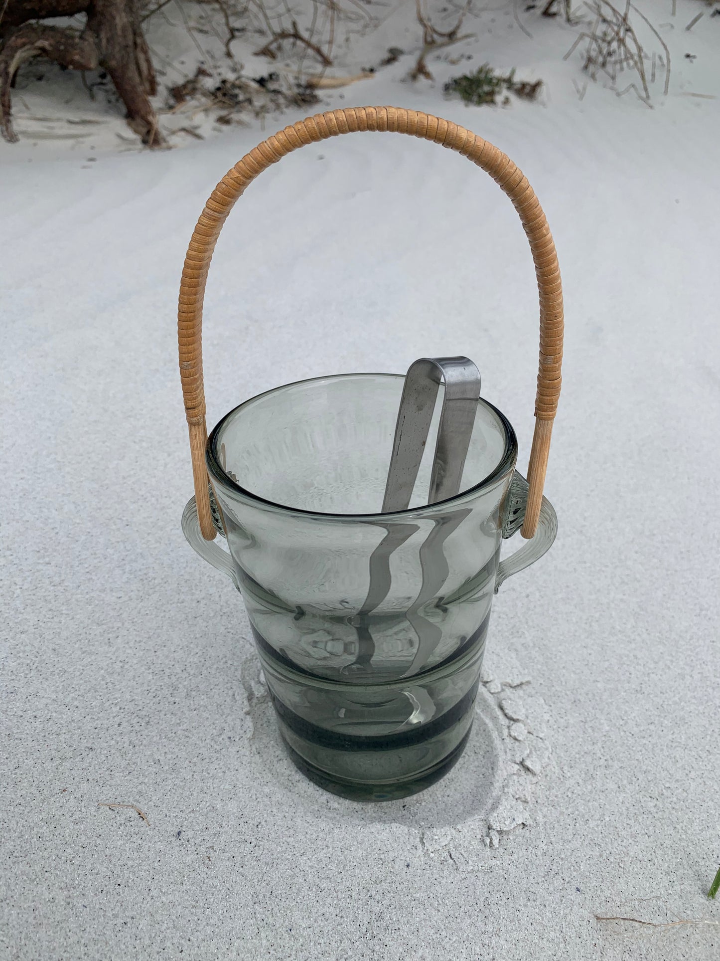 Holmegaard isspand med tang