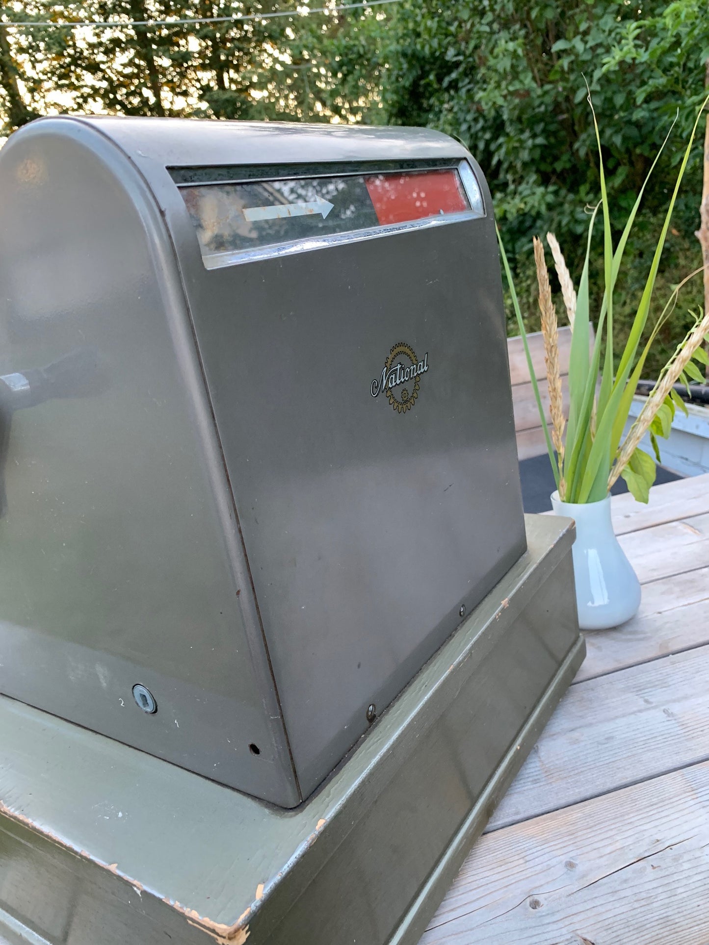 Gammelt kasseapparat