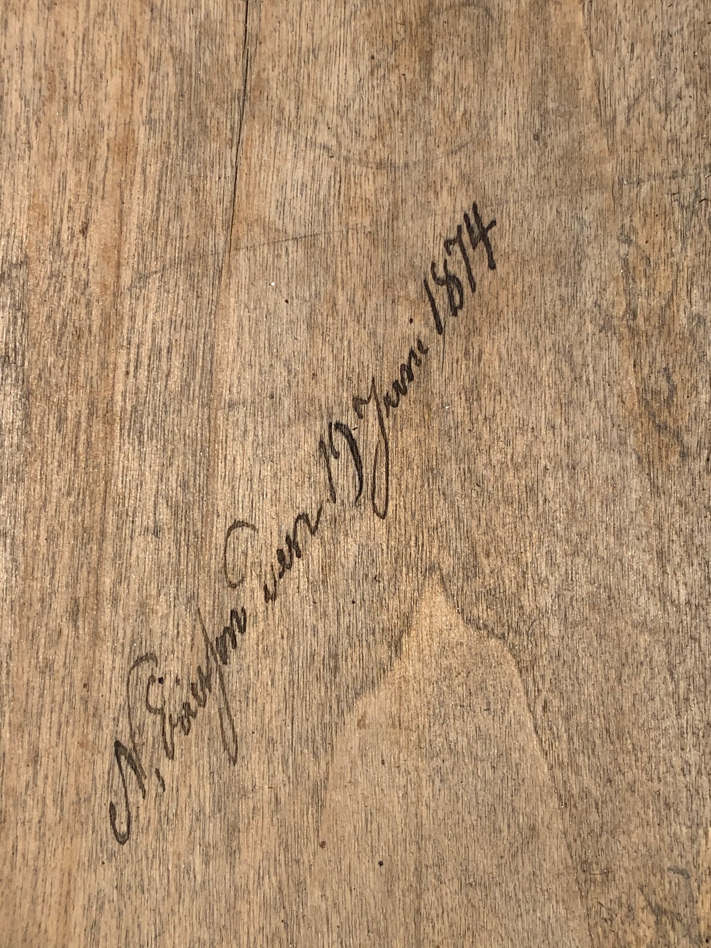 Meget smukt bord fra 1874