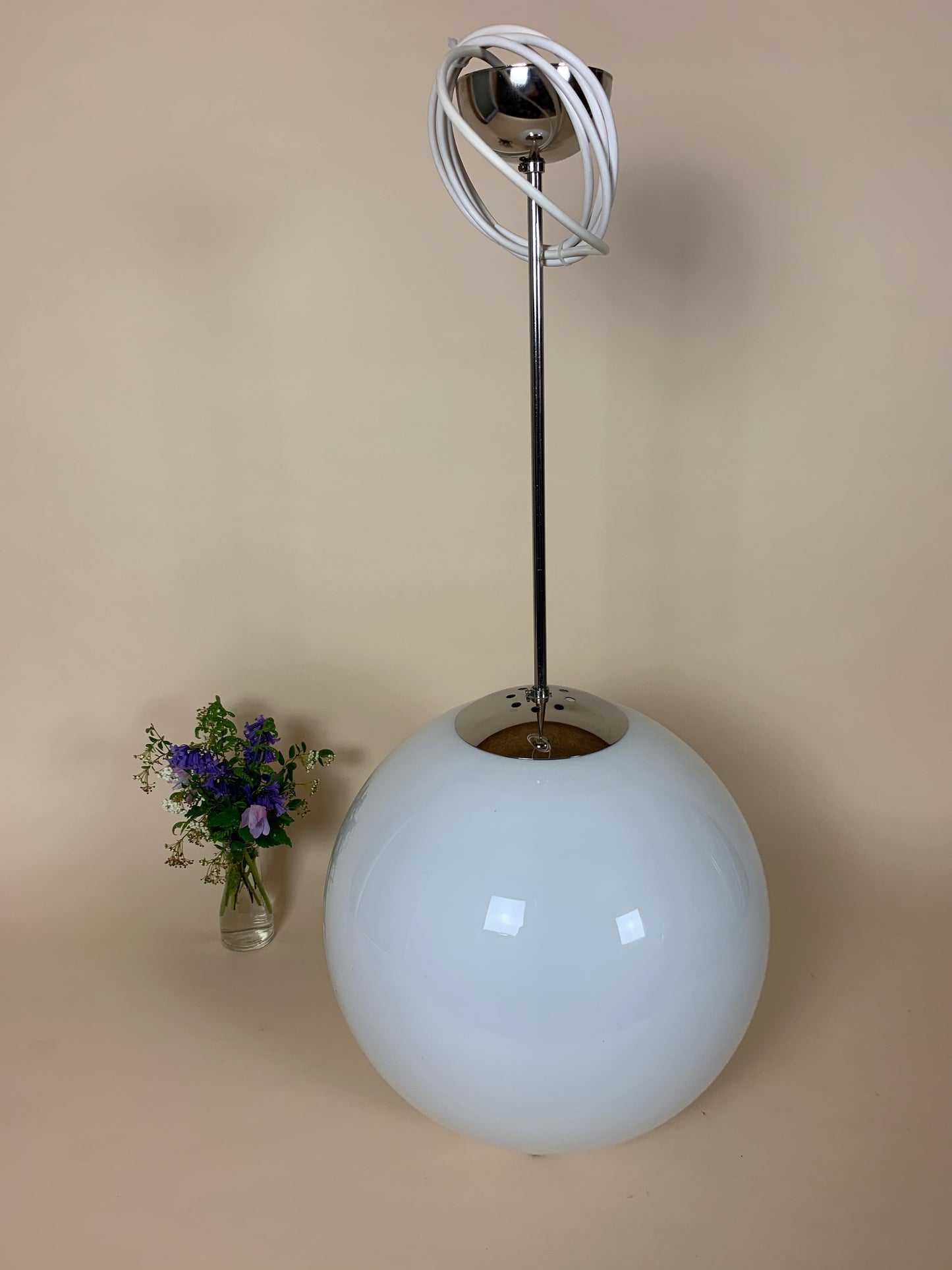 Glaskuppel lampe
