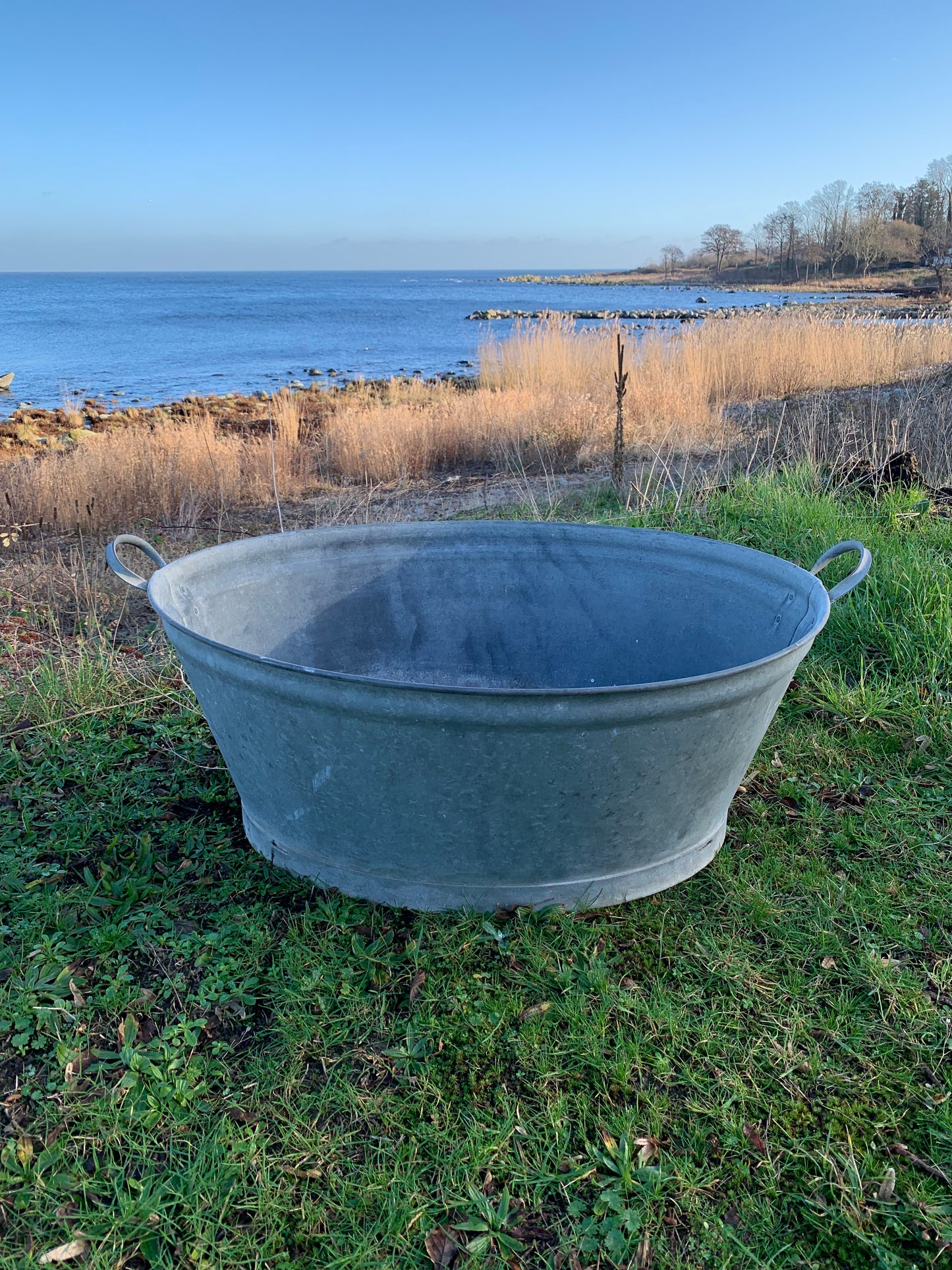 Meget stor zinkbalje fra Glud og Marstrand