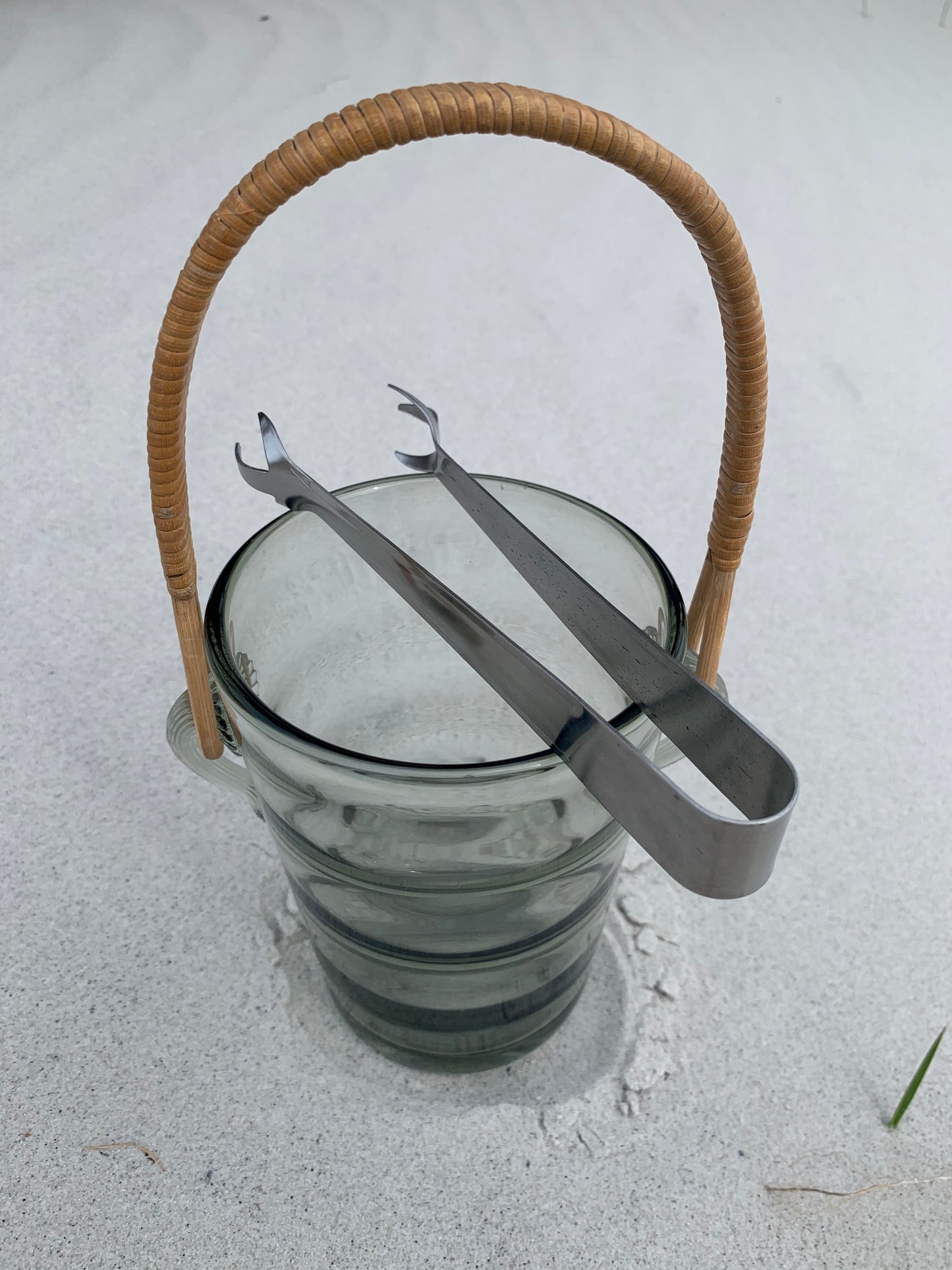 Holmegaard isspand med tang