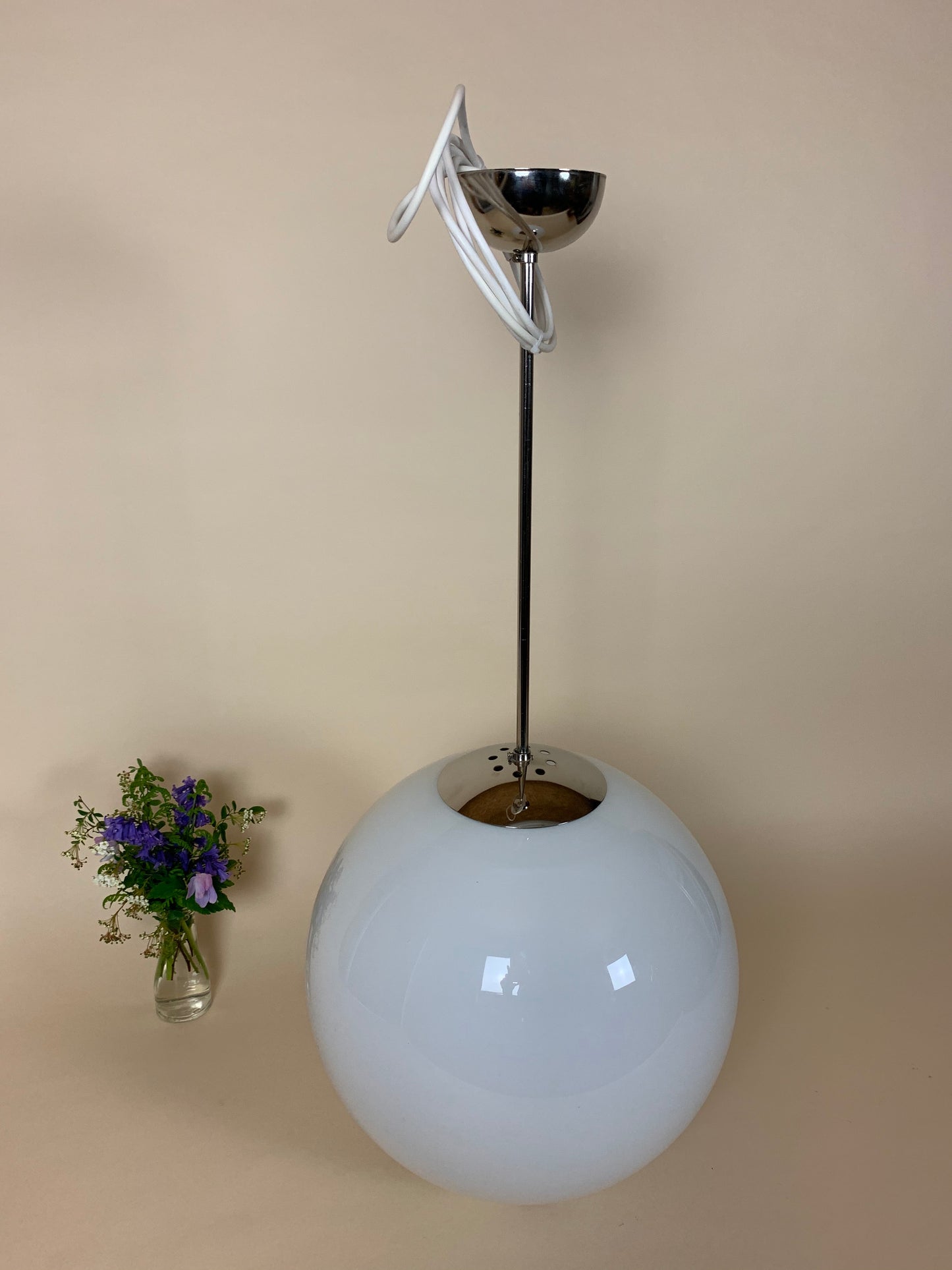 Glaskuppel lampe