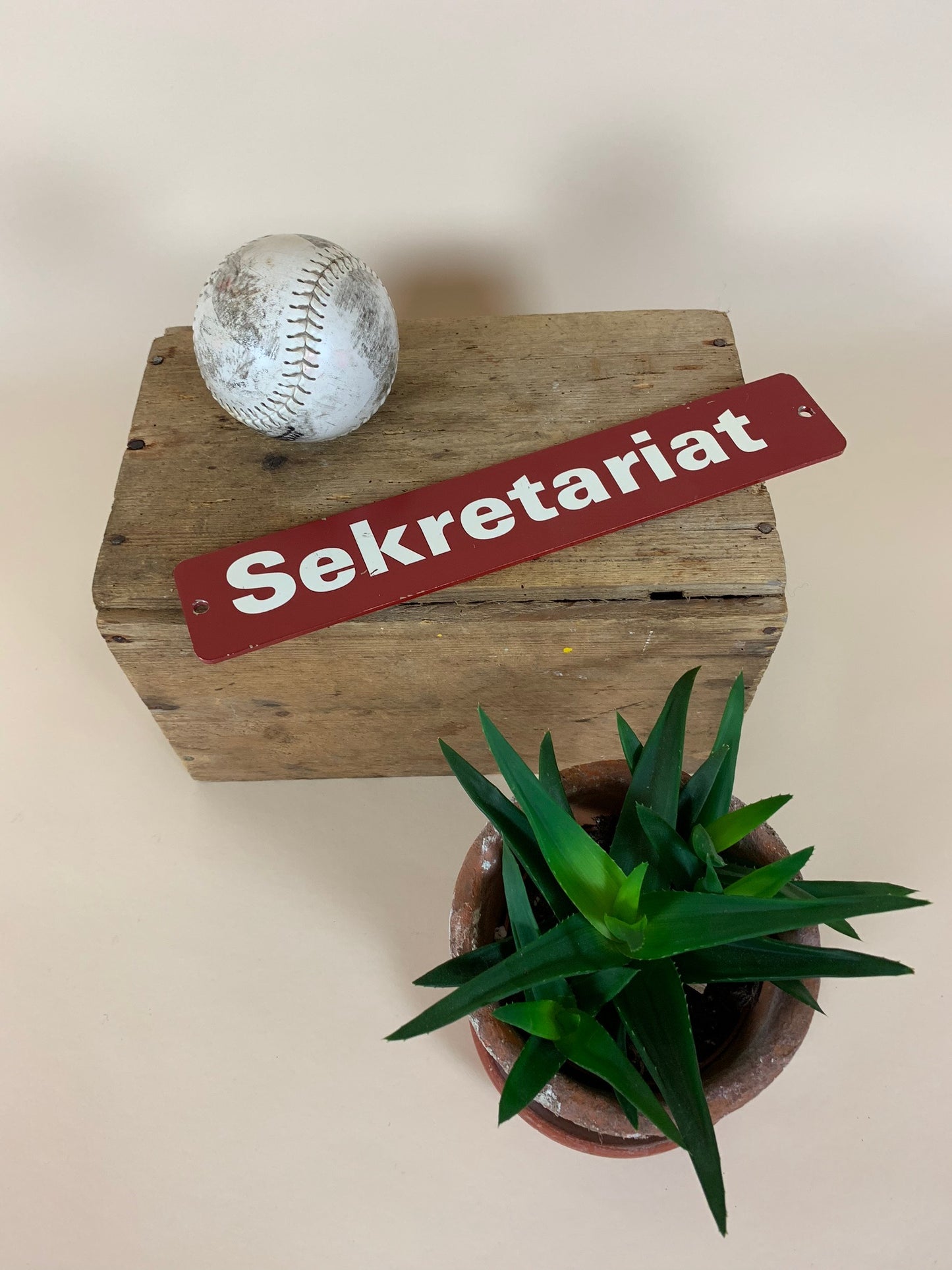 Sjovt skilt - sekretariat