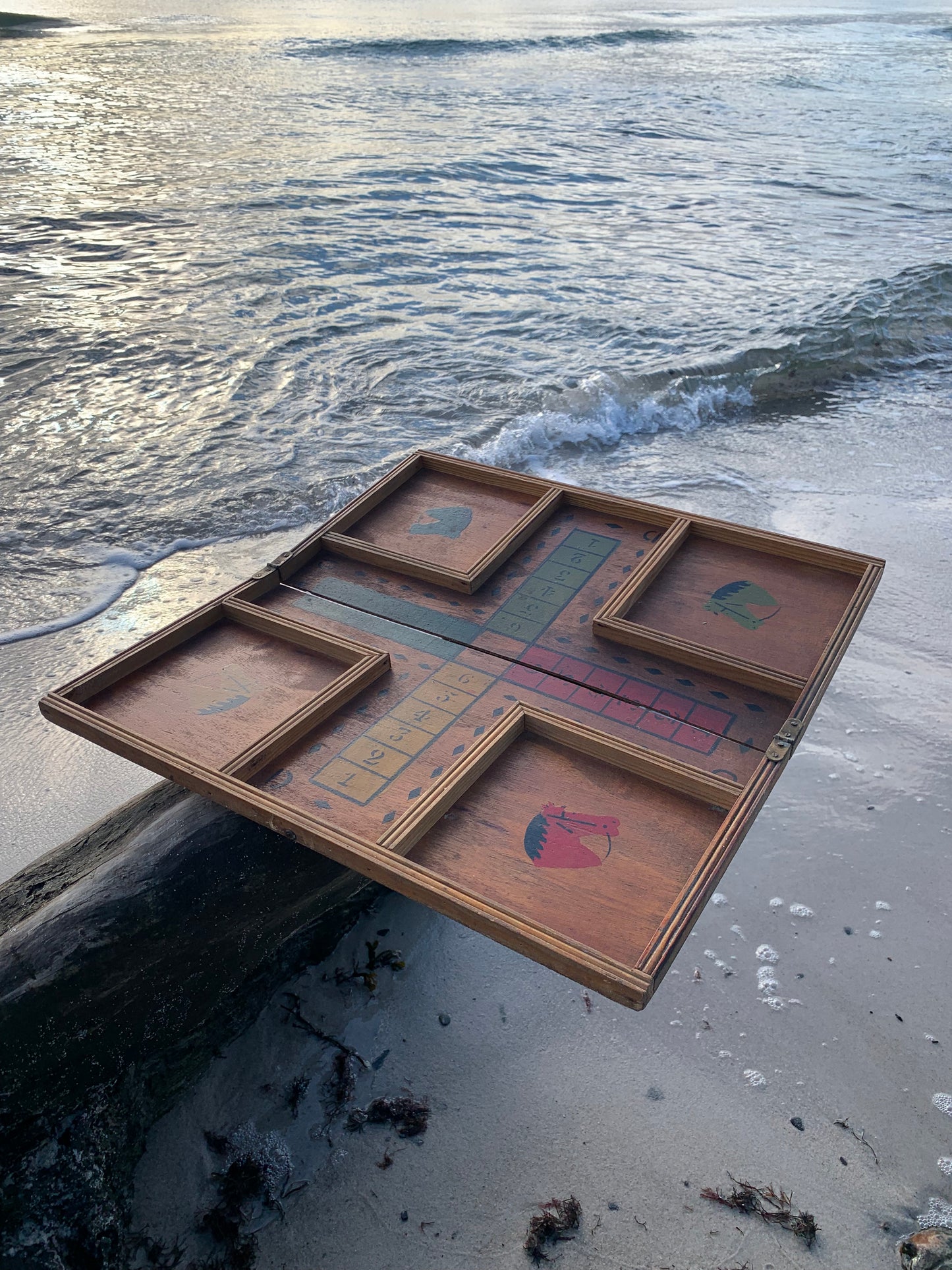 Gammelt fransk Ludo bræt