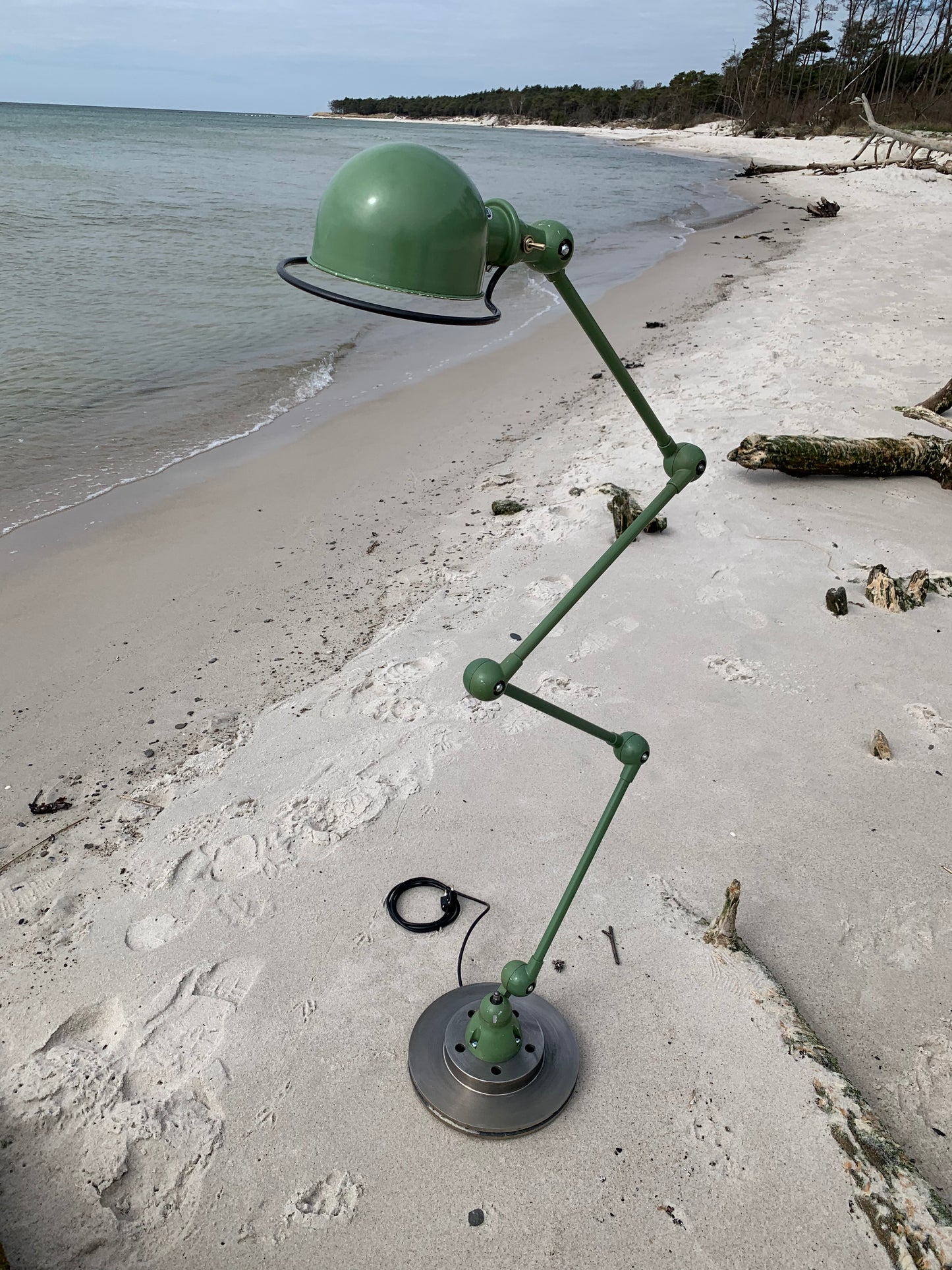 Jieldé gulvlampe med 4 arme - Grøn