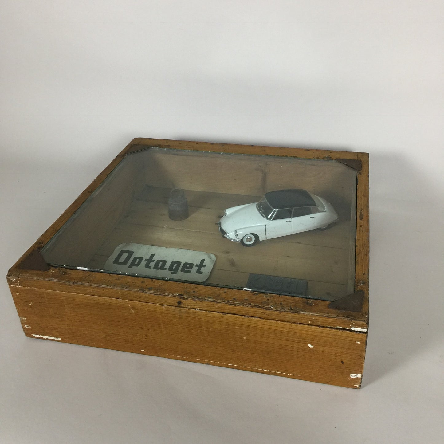 Lækker vintage montre med glaslåg