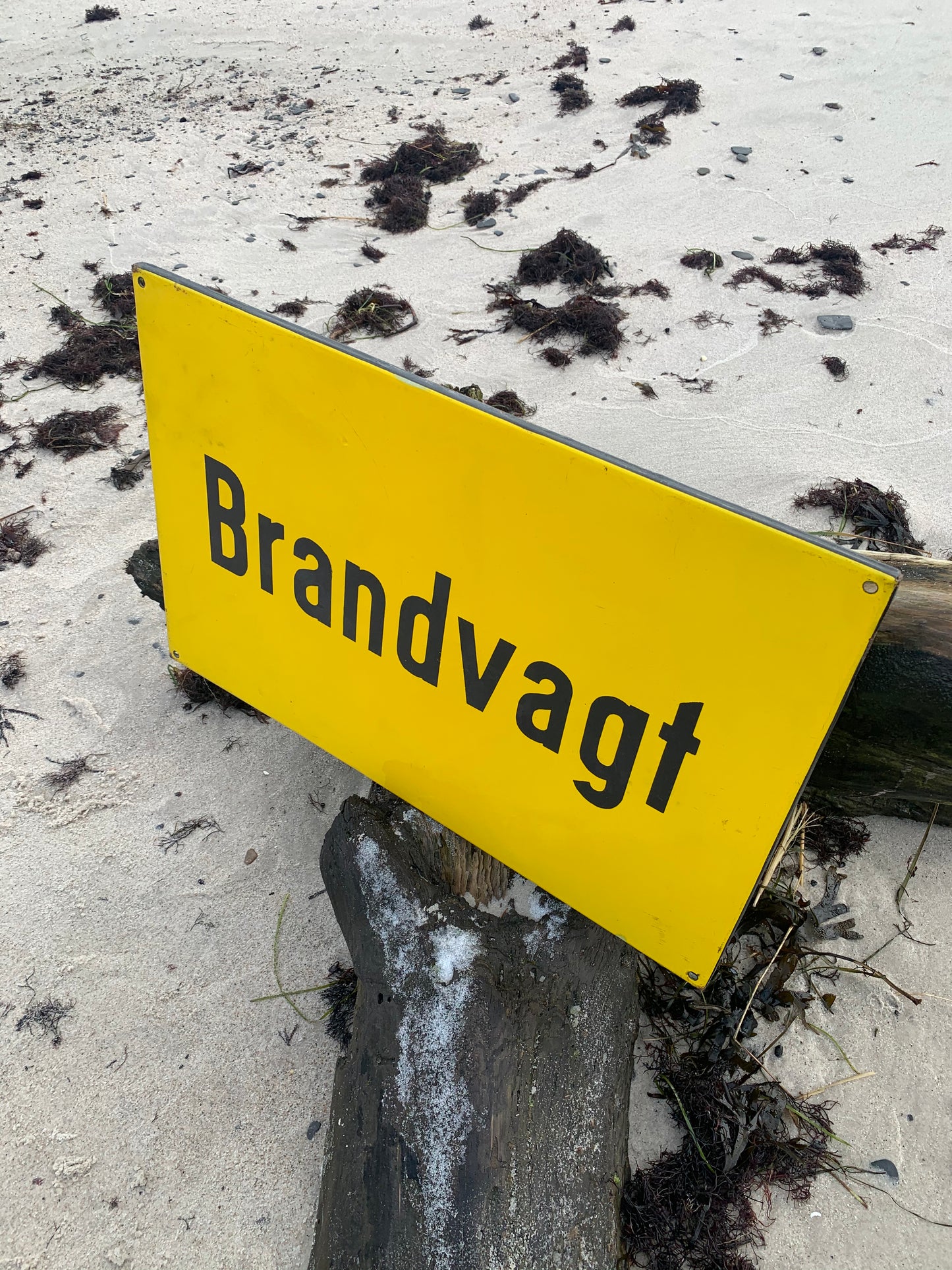 Emaljeskilt - Brandvagt