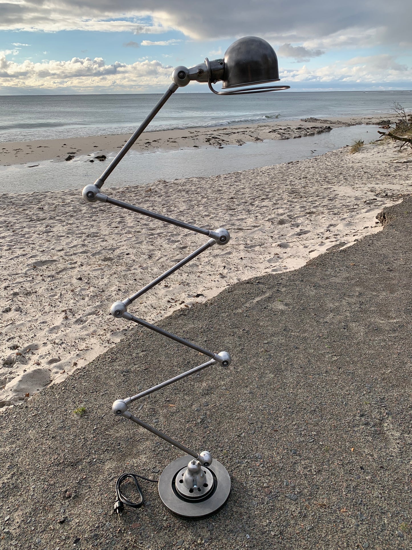Jieldé gulvlampe med 6 arme
