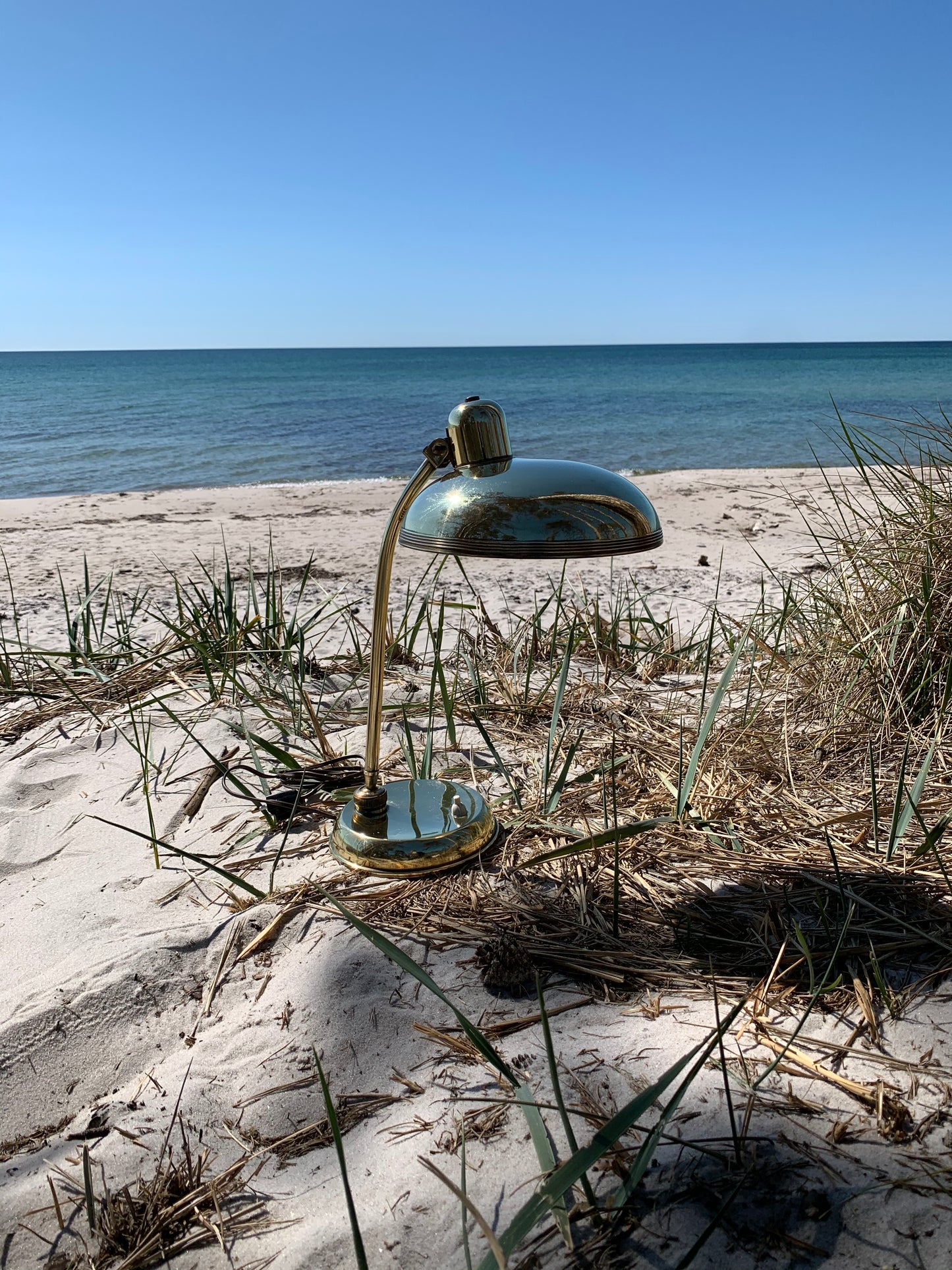 Italiensk vintage messinglampe