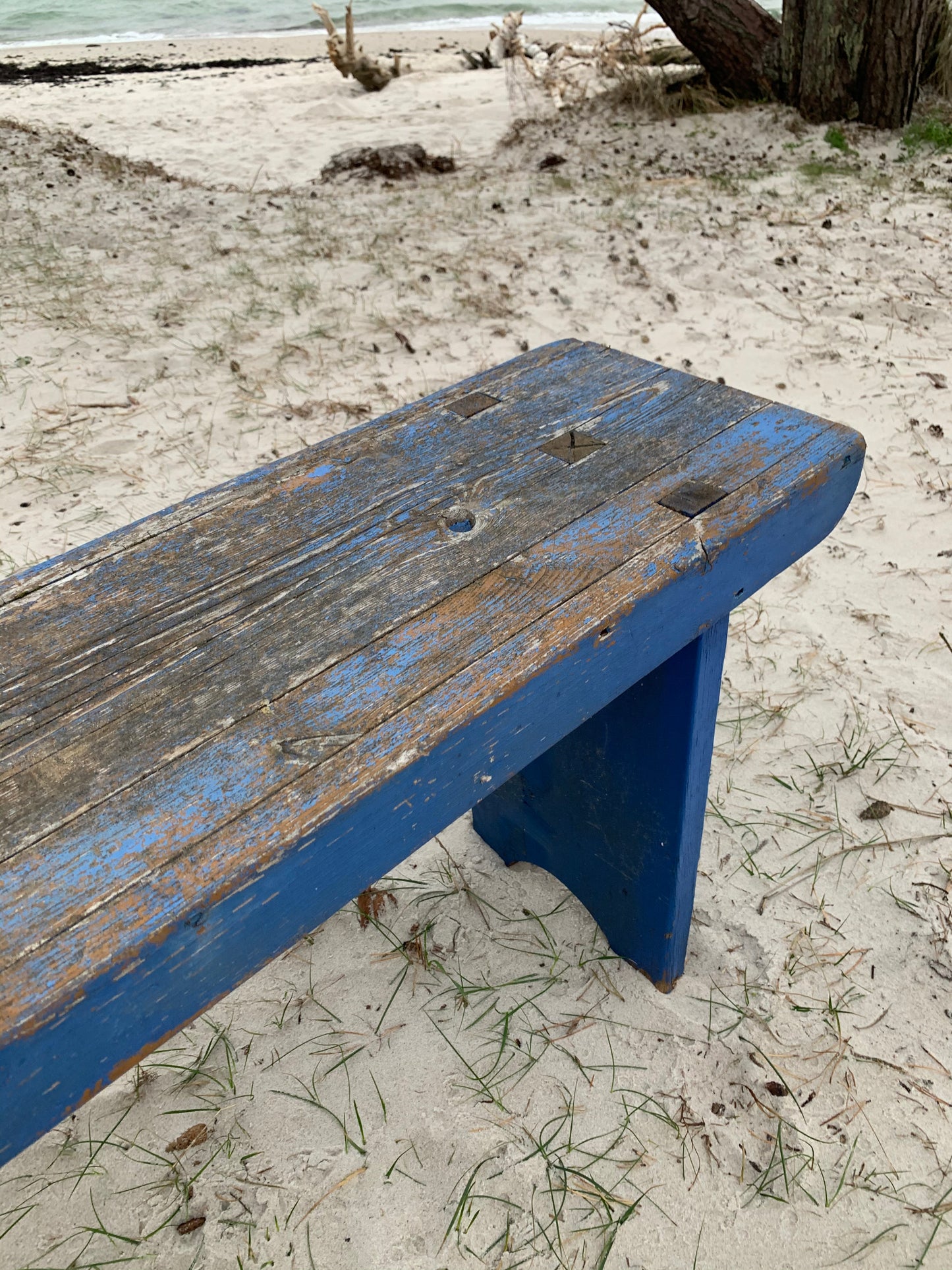 Bænk med skøn patina