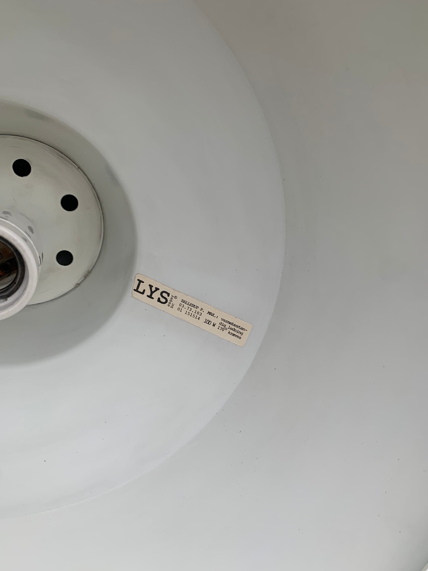 Asger BC Værkstedslampe