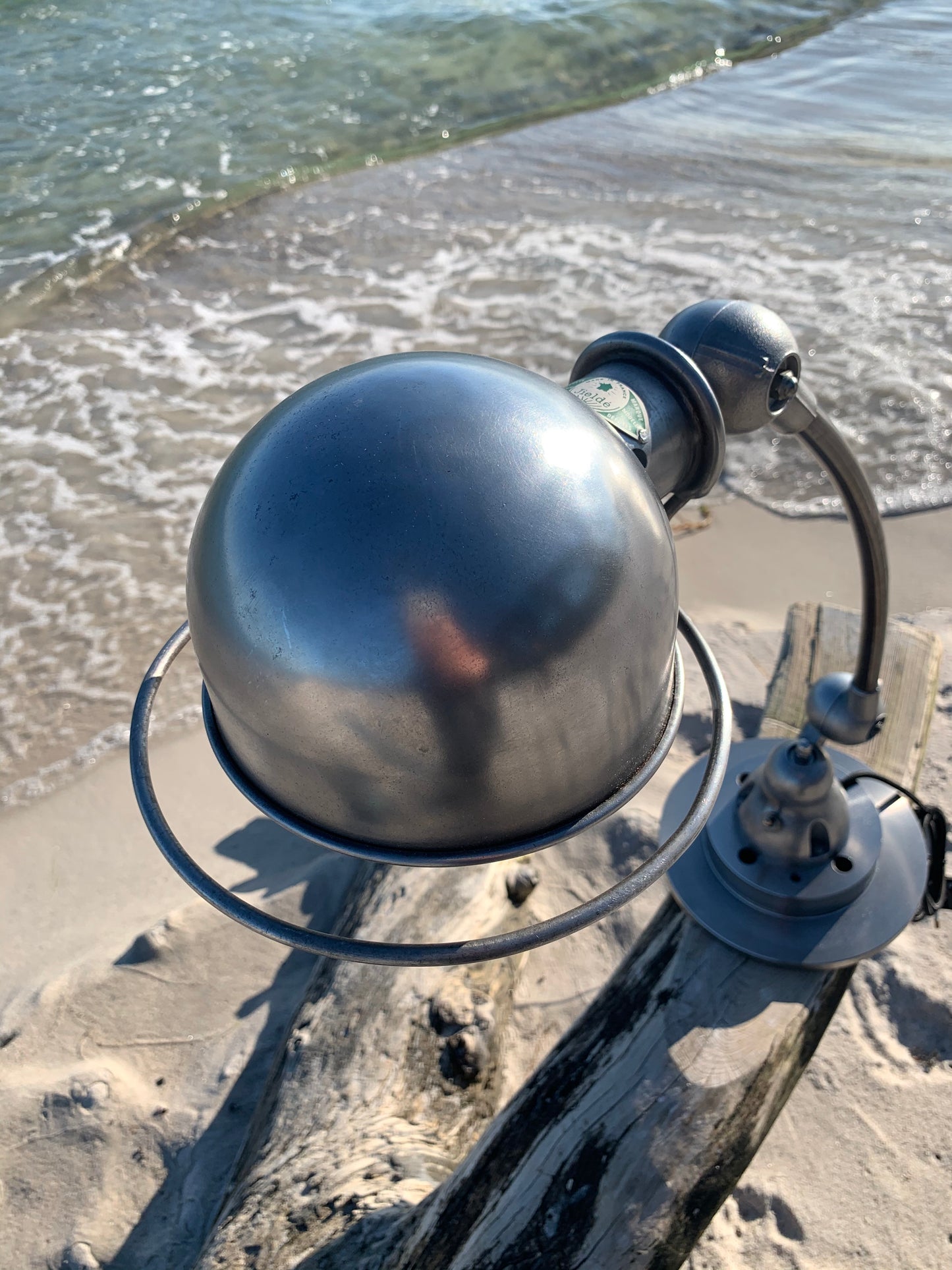 Jieldé bordlampe med buet arm