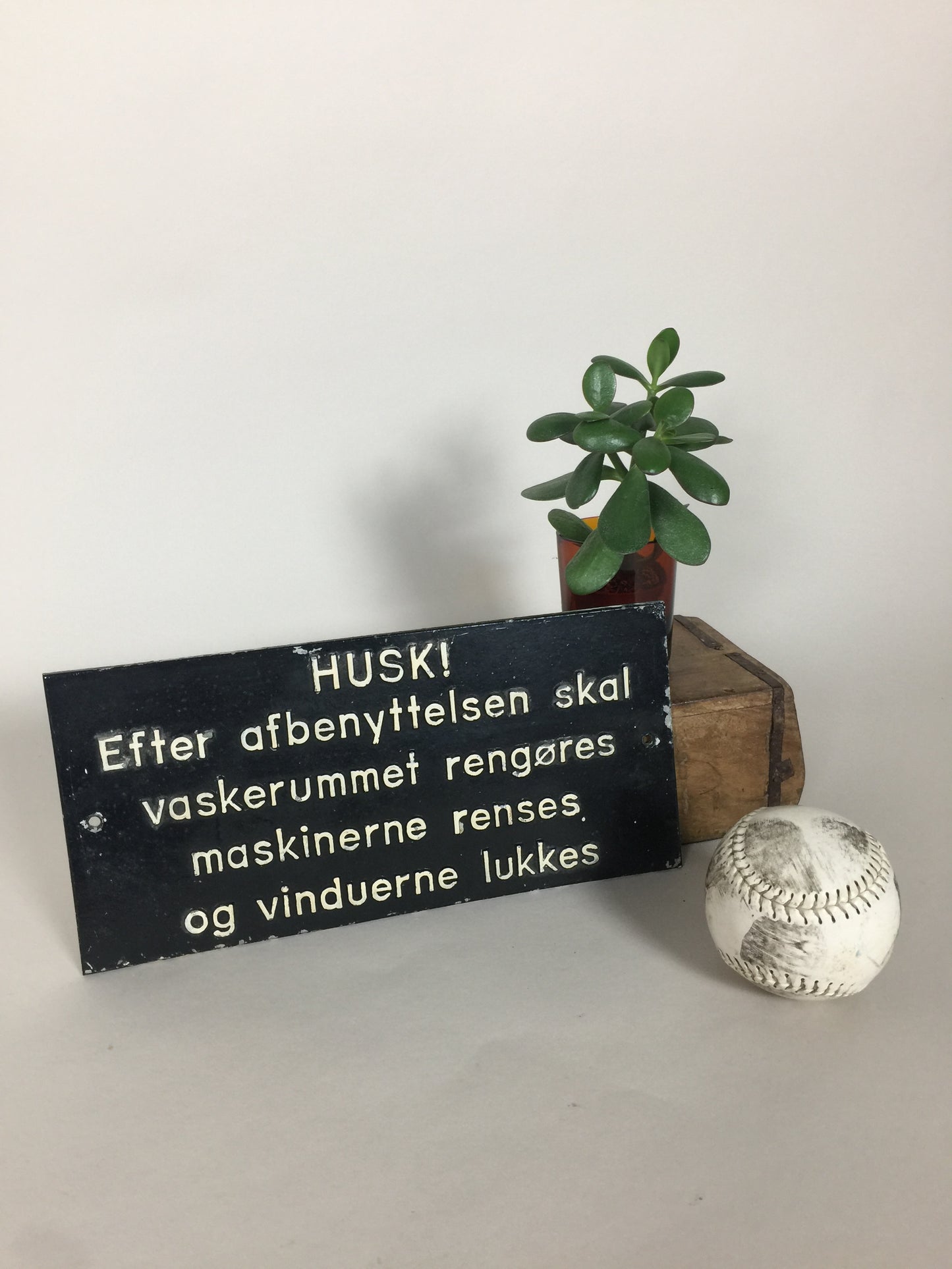 Skilt til dit vaskerum?