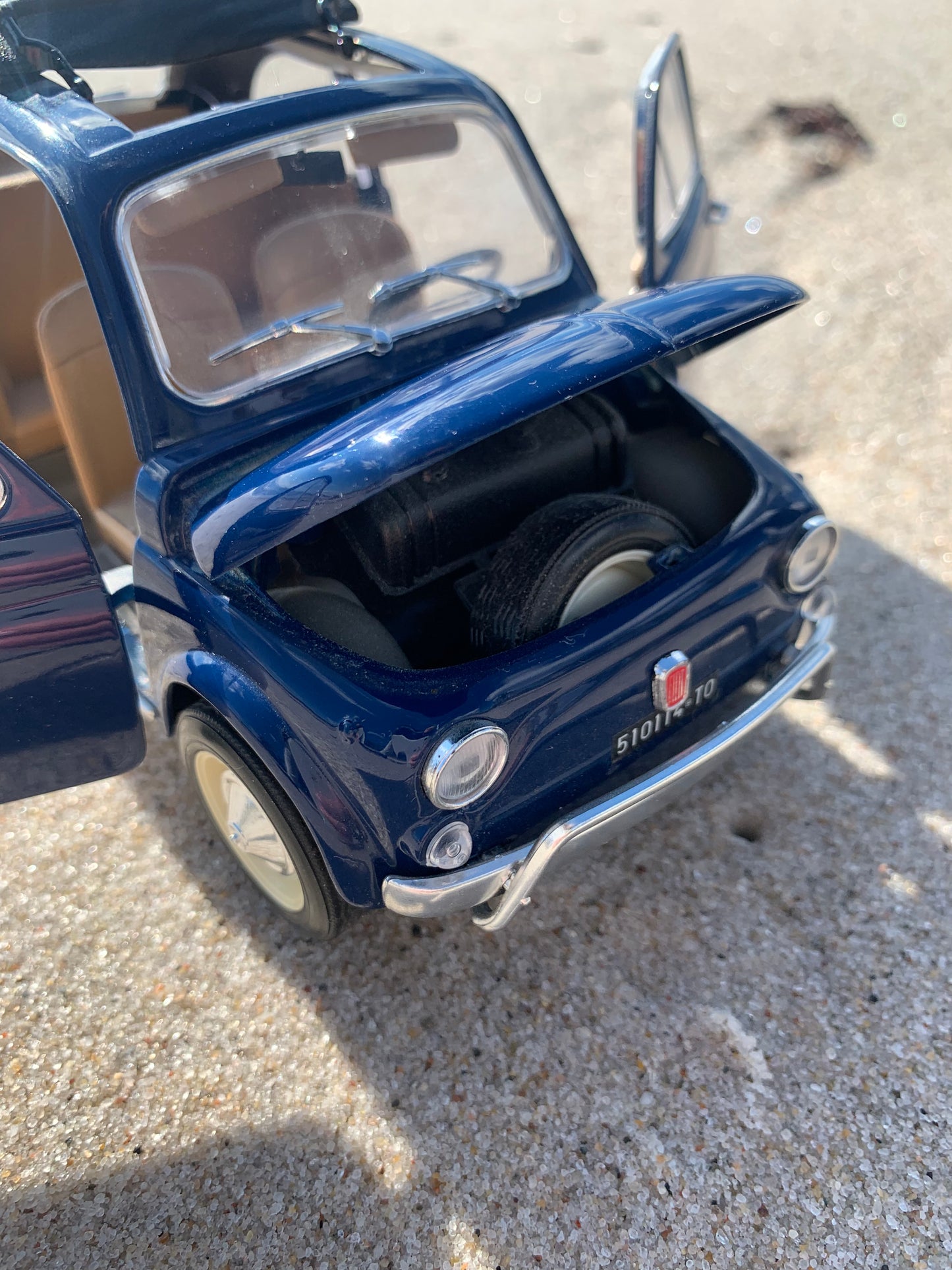 FIAT 500 - Blå