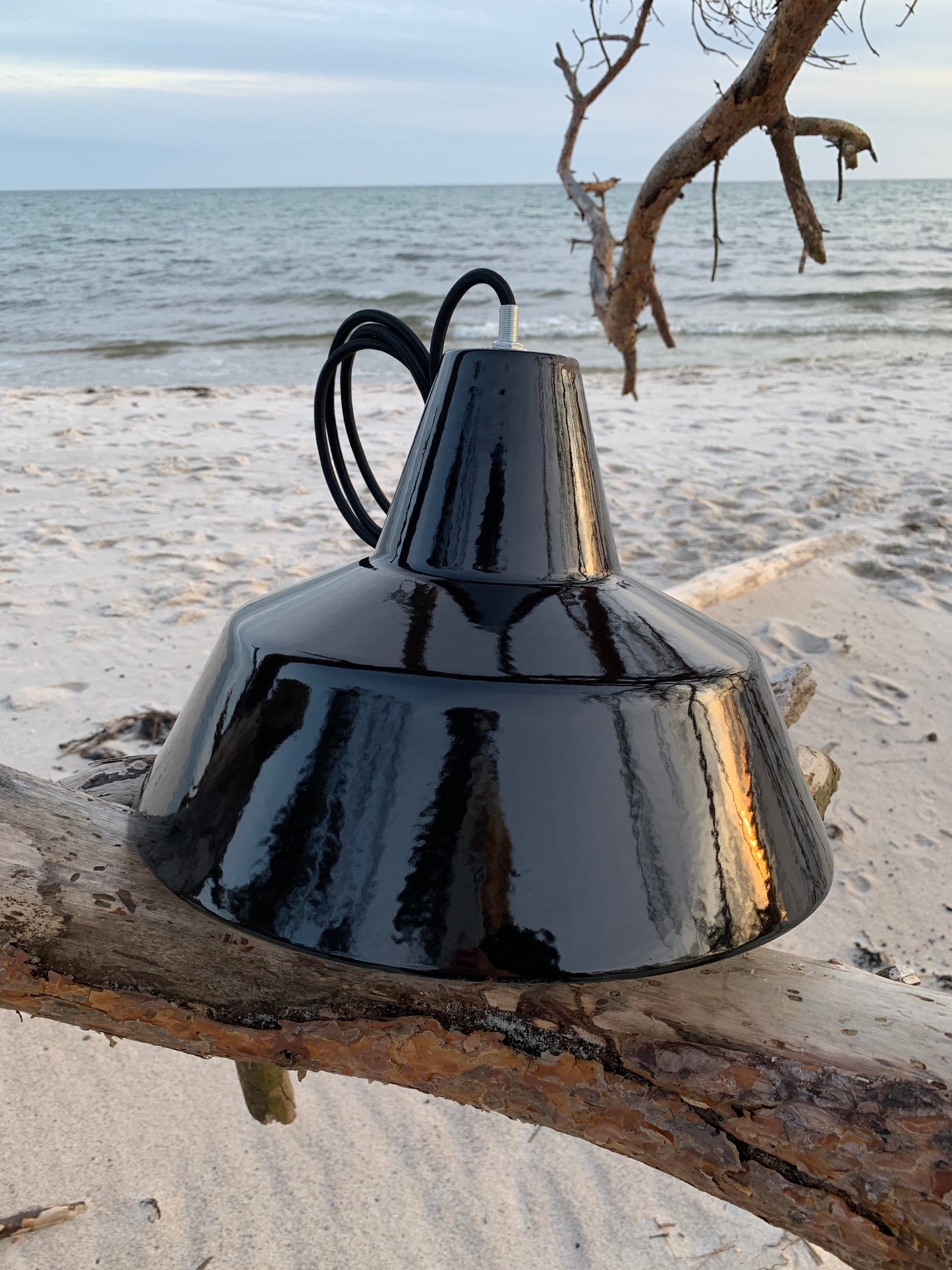 Værkstedslampe - Sort