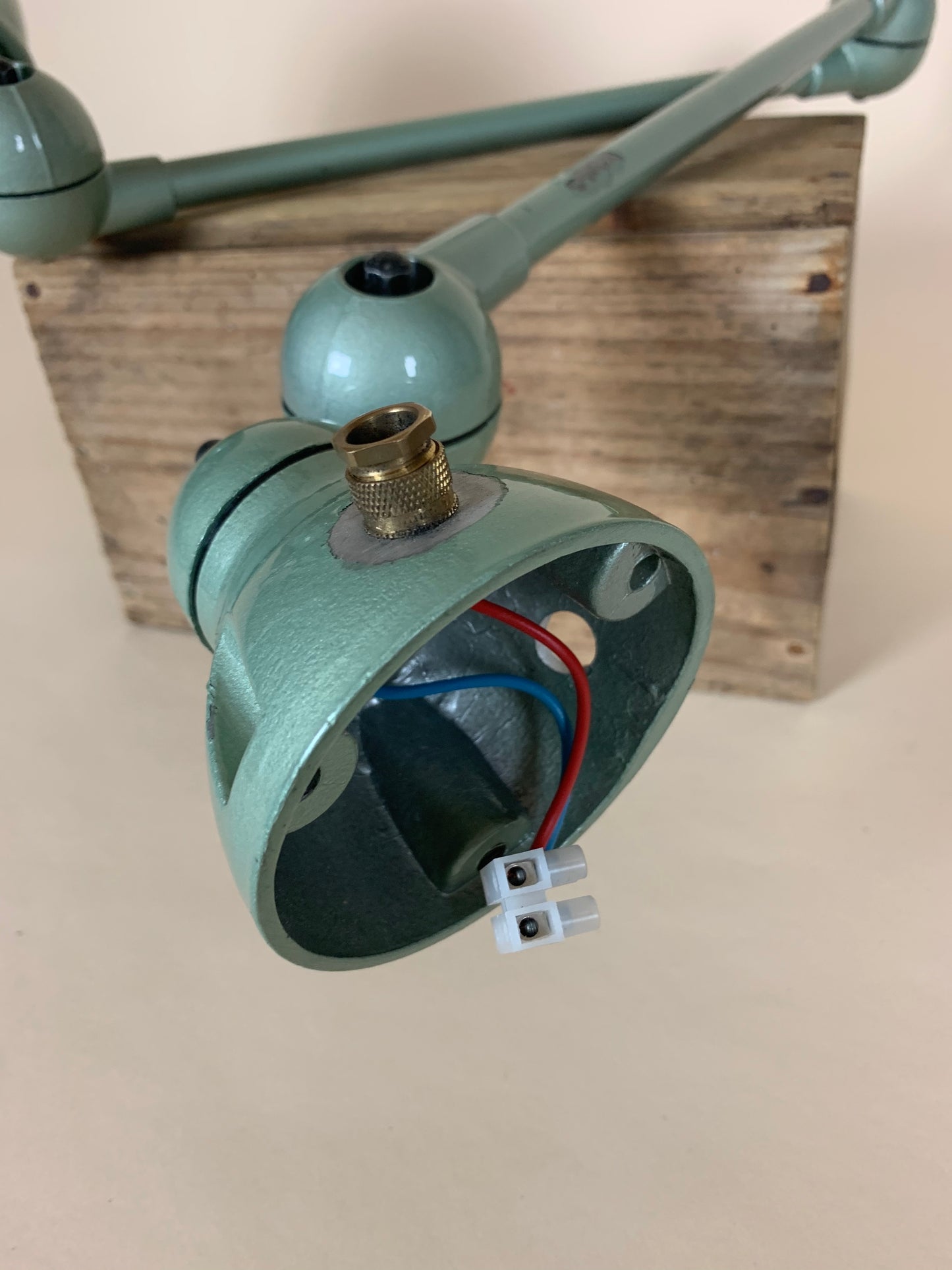 Jieldé væglampe med to arme - Grøn