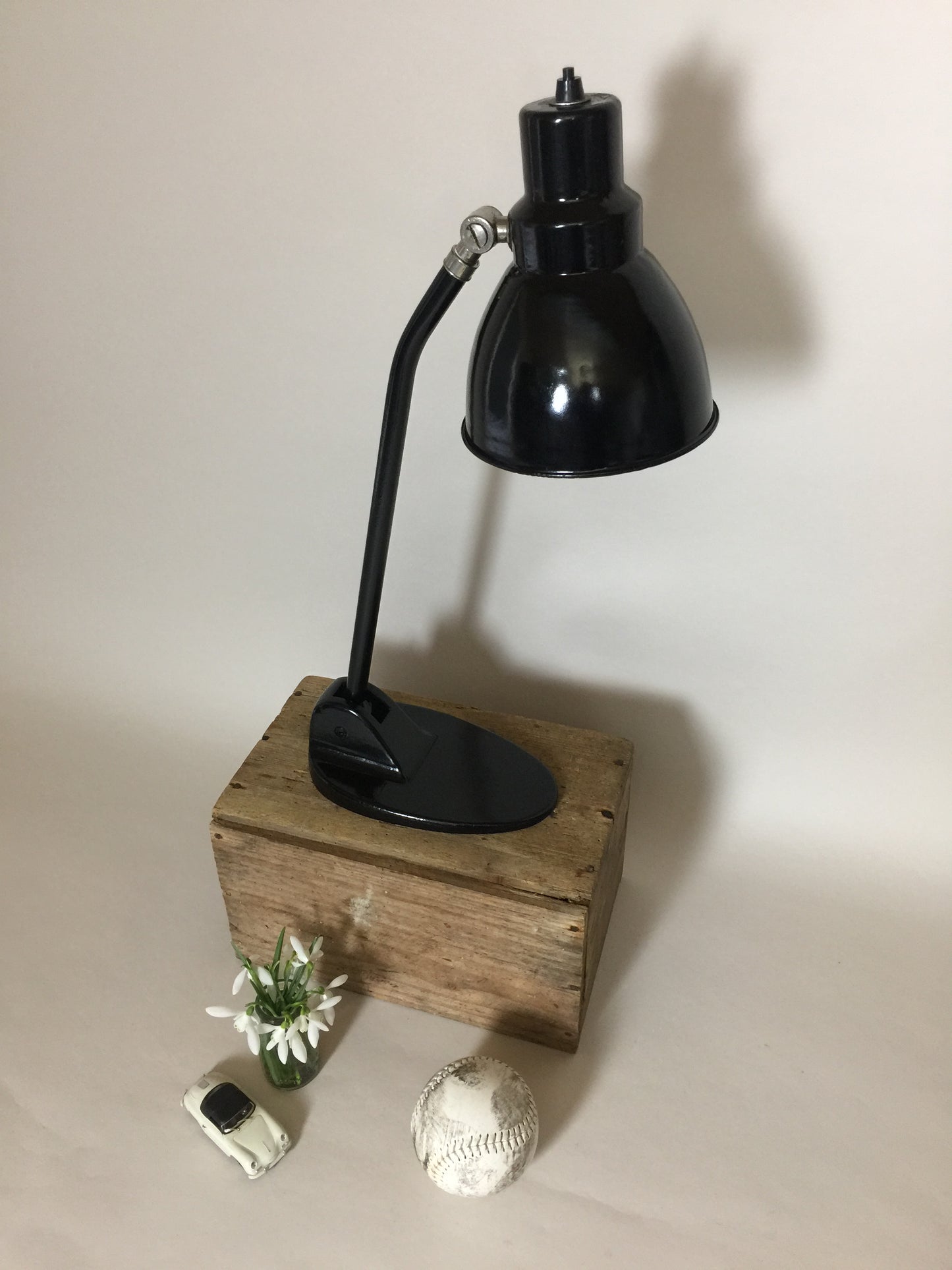Fin gammel industriel vintage Jacobus lampe