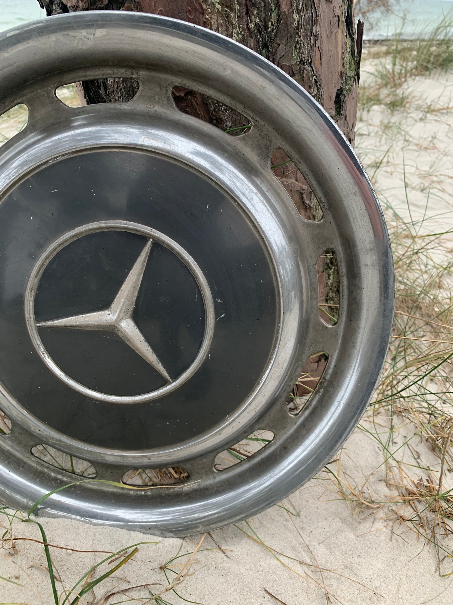 Mercedes hjulkapsel - Koksgrå