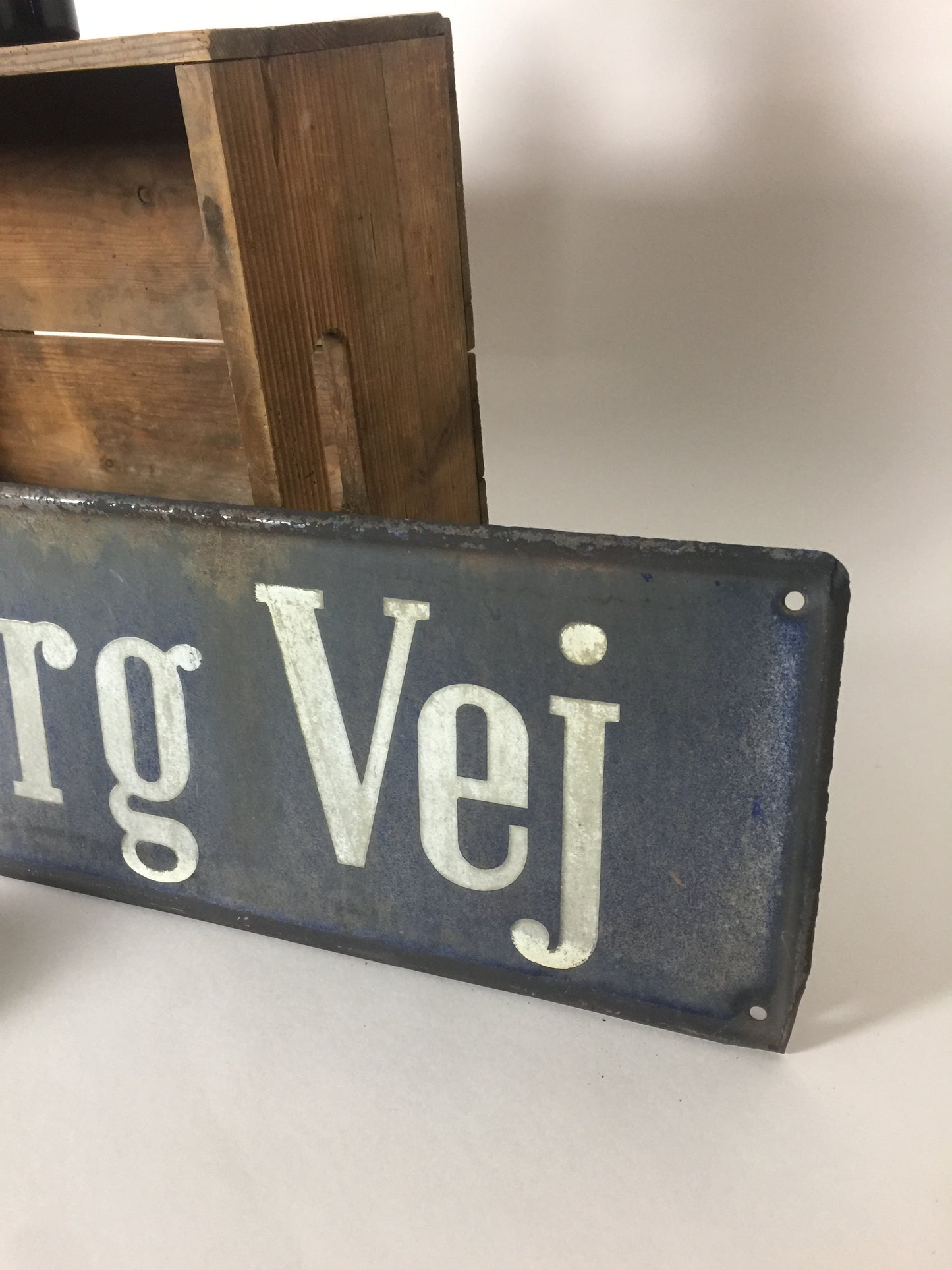 Vejskilt for den historie interesserede
