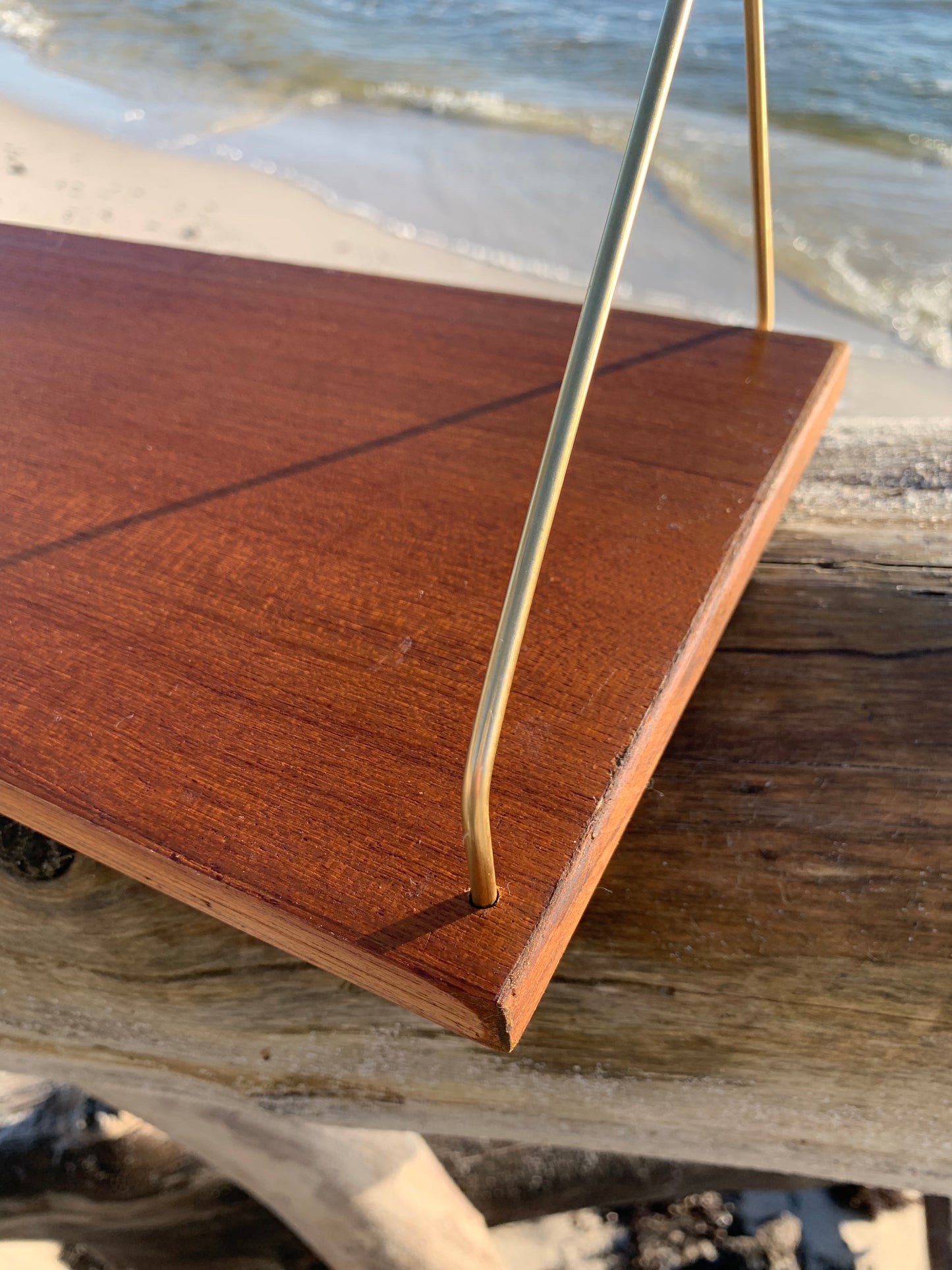 Hylde i teak
