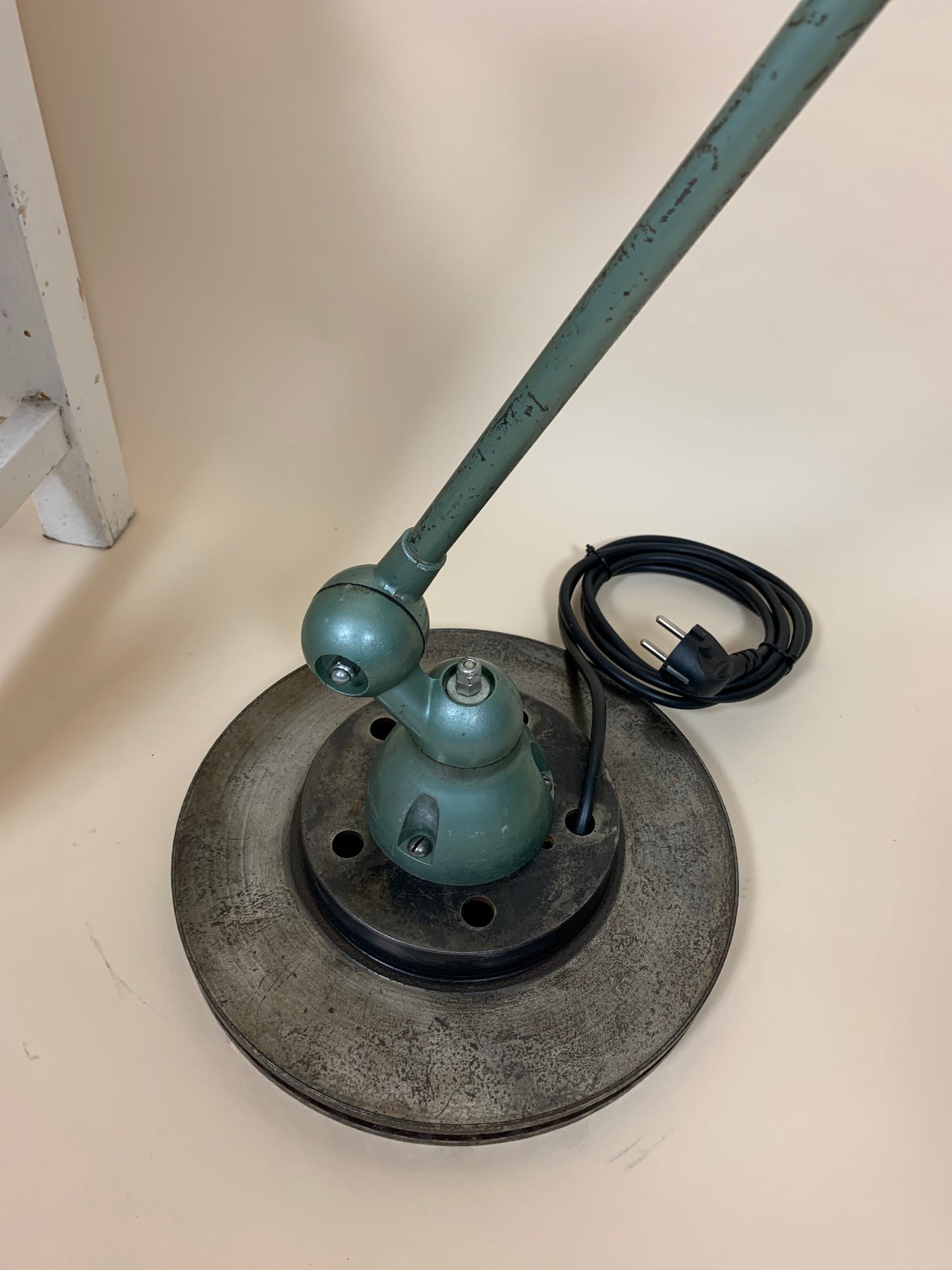 Original grøn Jieldé gulvlampe