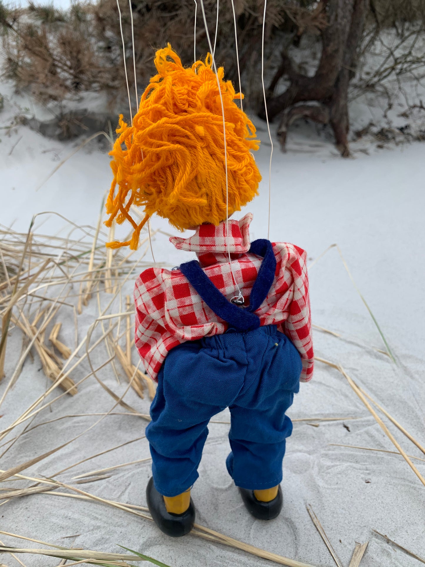 Lillebror marionetdukke i original emballage