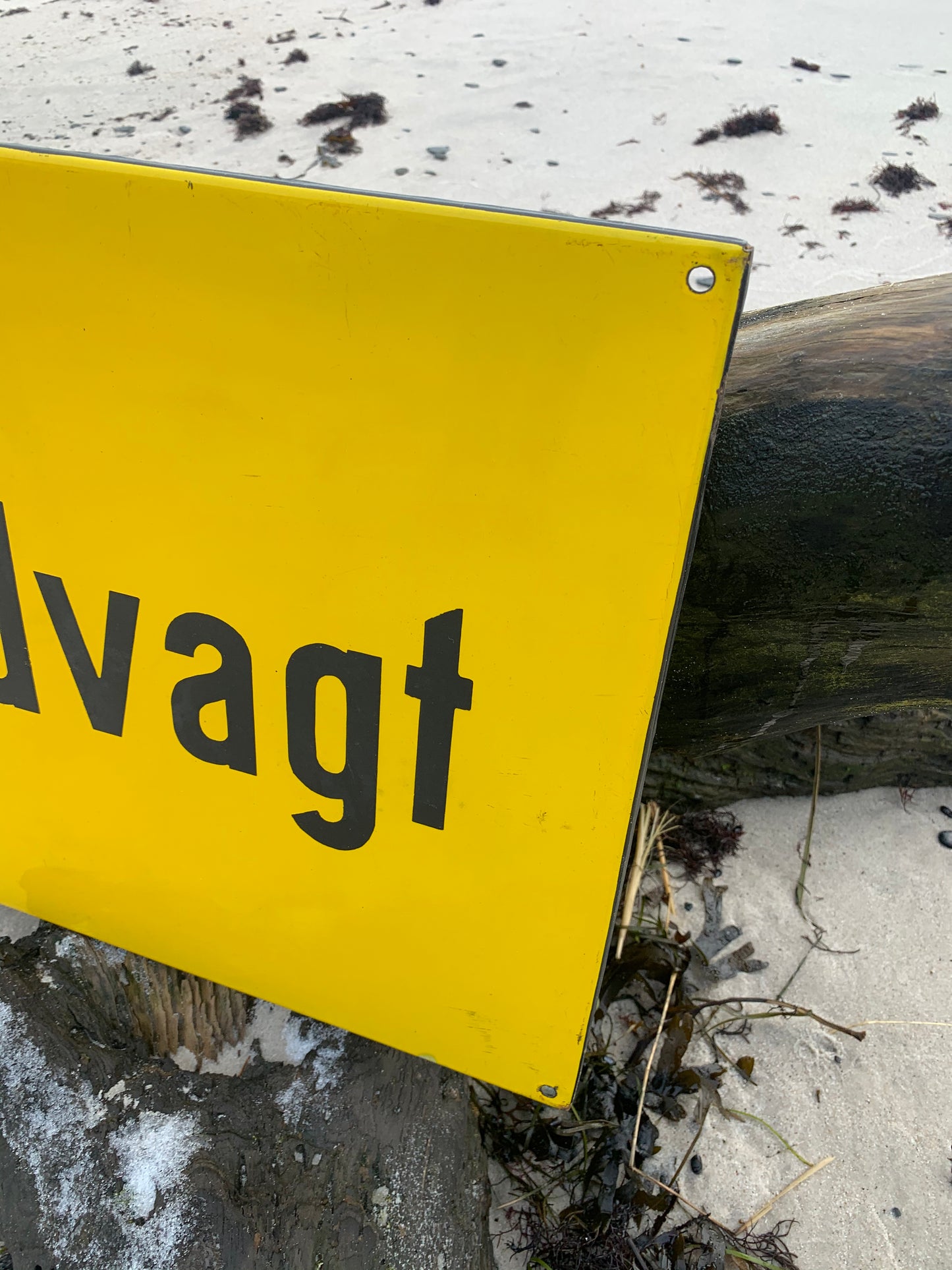 Emaljeskilt - Brandvagt