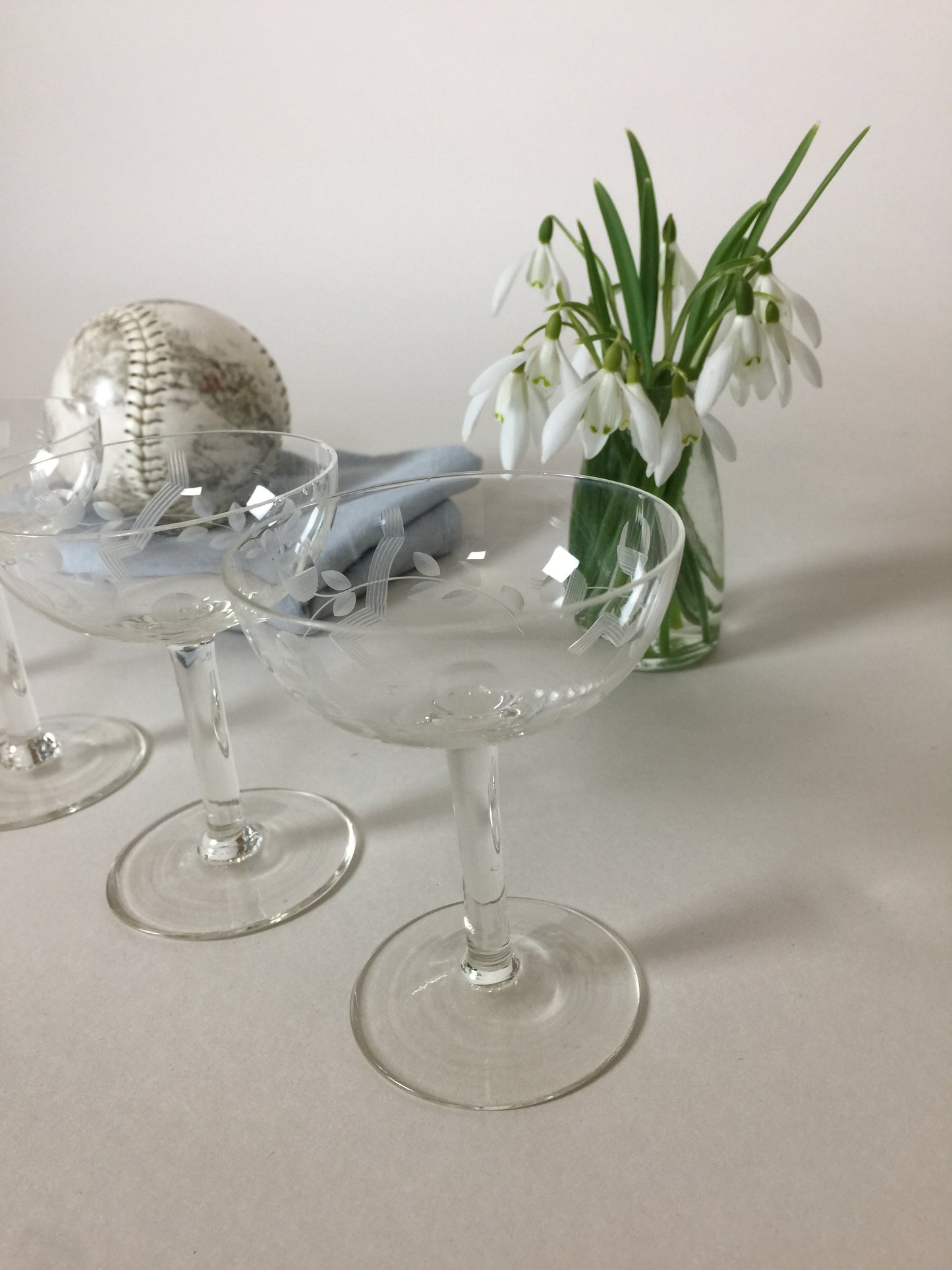 Smukke glas (fire stk. sælges samlet)