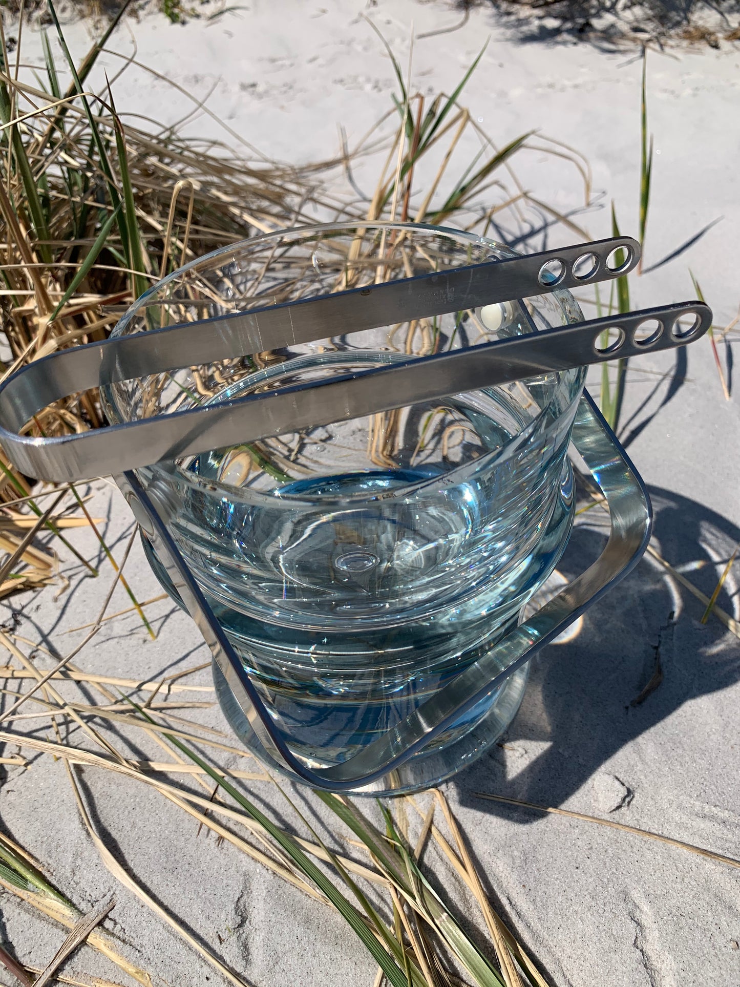 Holmegaard Isspand med Stelton tang