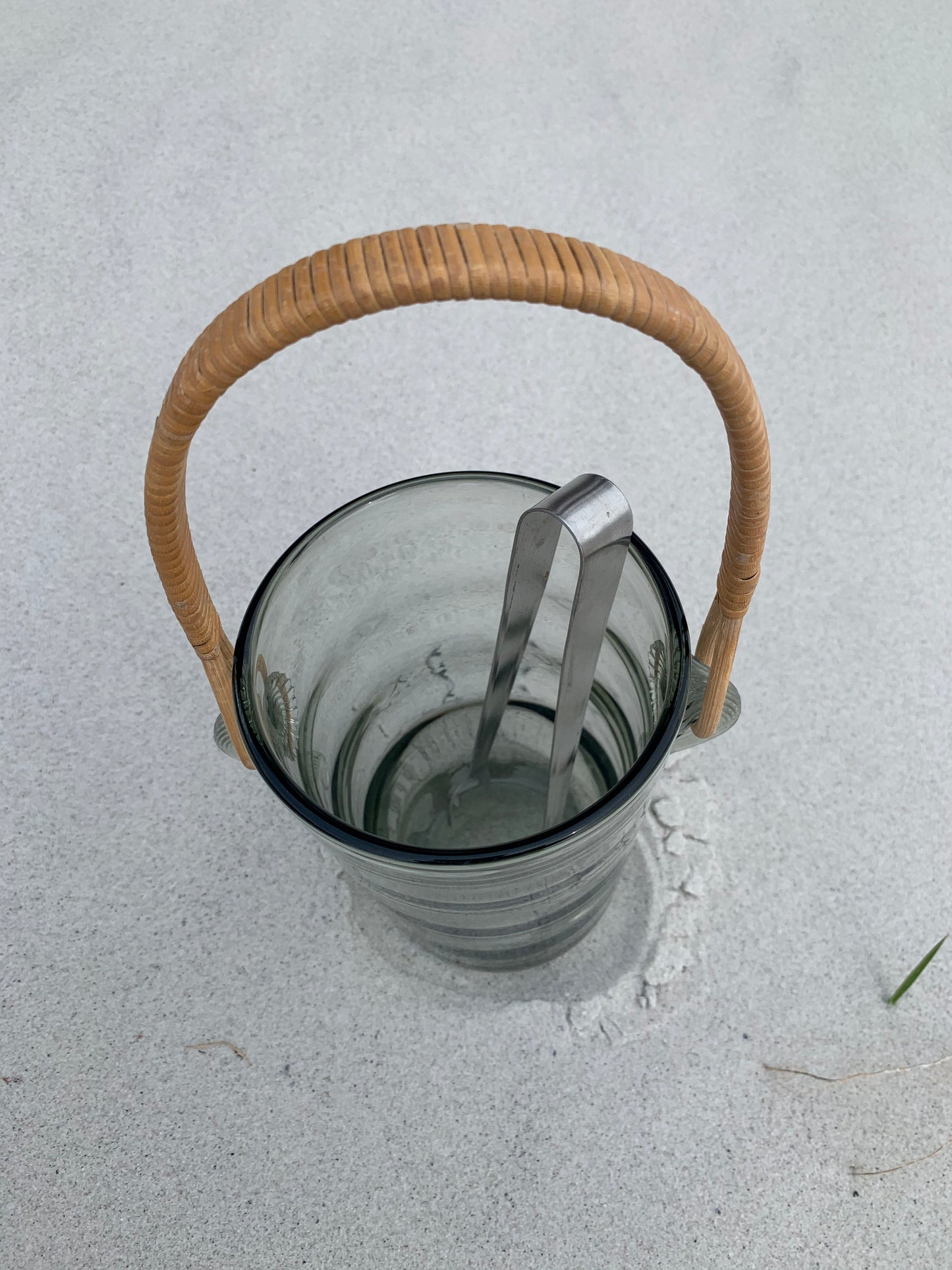 Holmegaard isspand med tang
