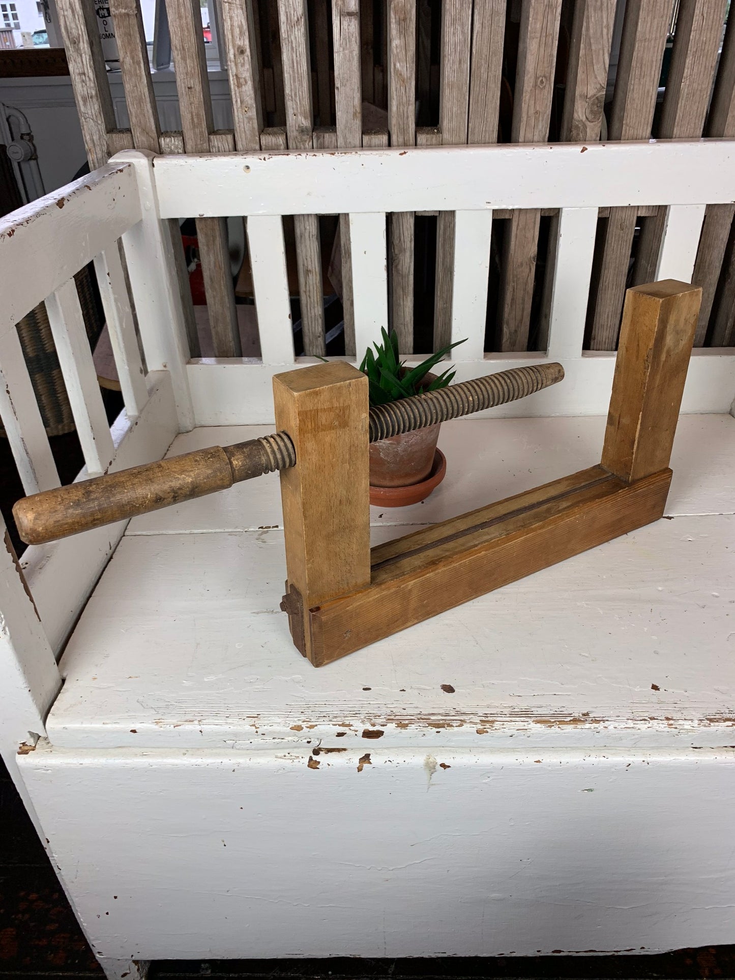 Skruetvinge - stor model med jern