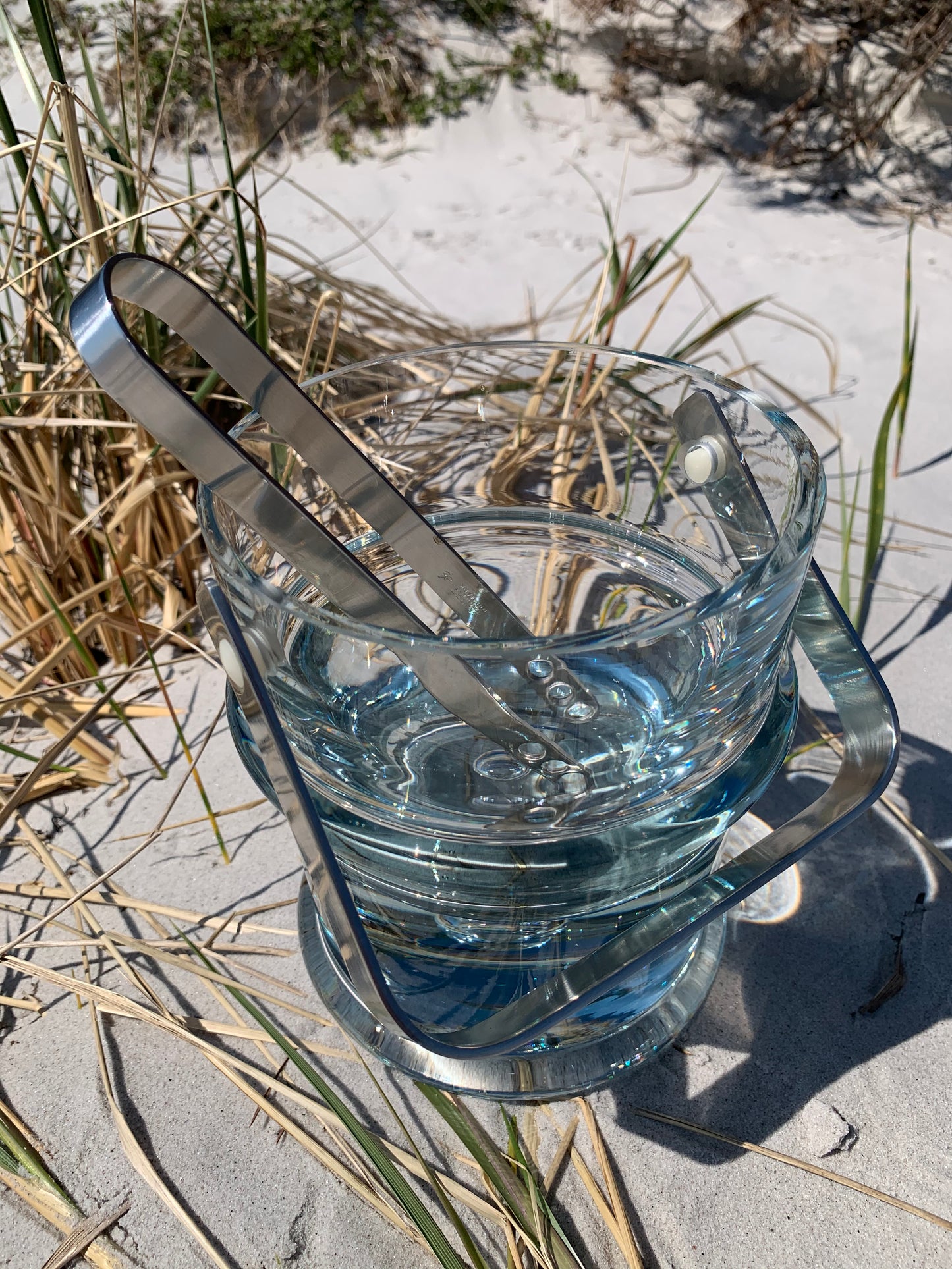 Holmegaard Isspand med Stelton tang