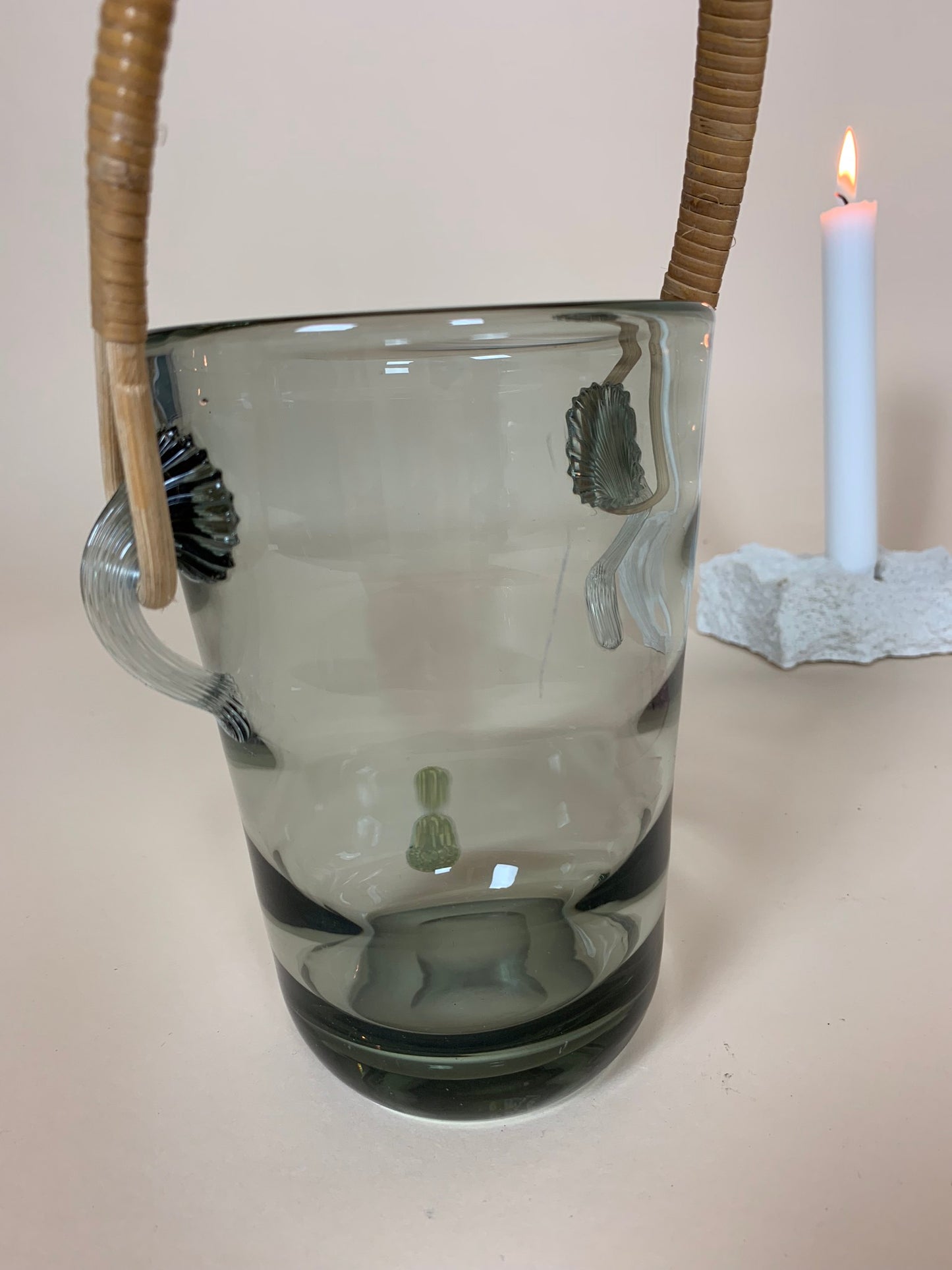 Isspand i glas - Holmegaard