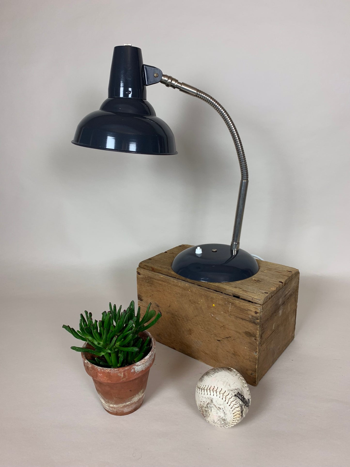 Skøn grå lampe