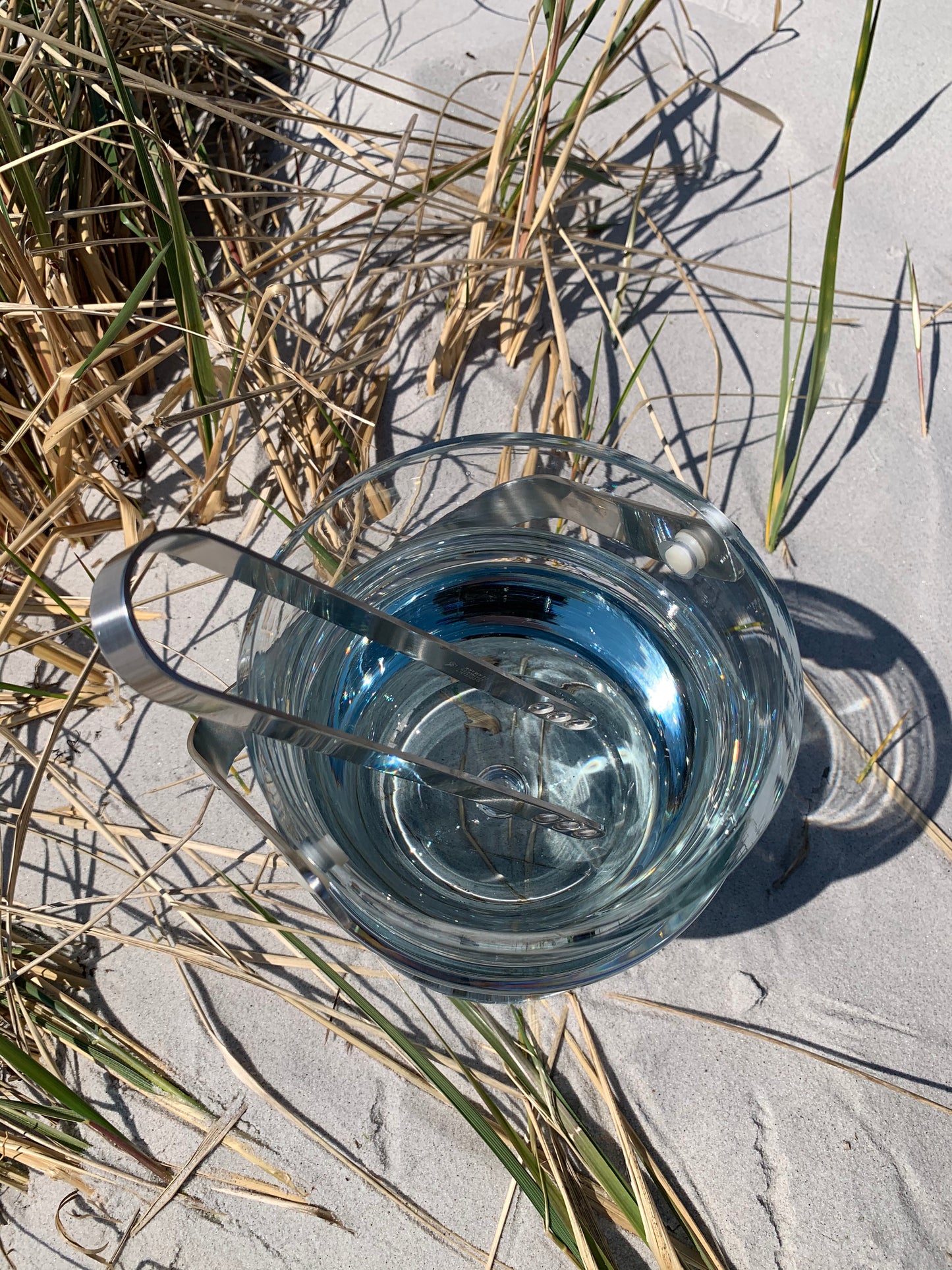 Holmegaard Isspand med Stelton tang