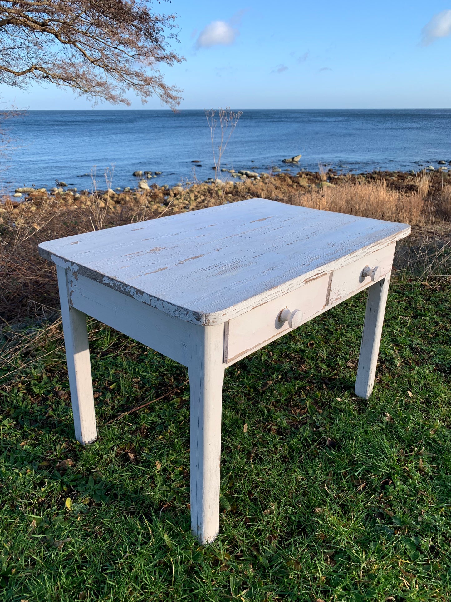 Børnebord med to skuffer