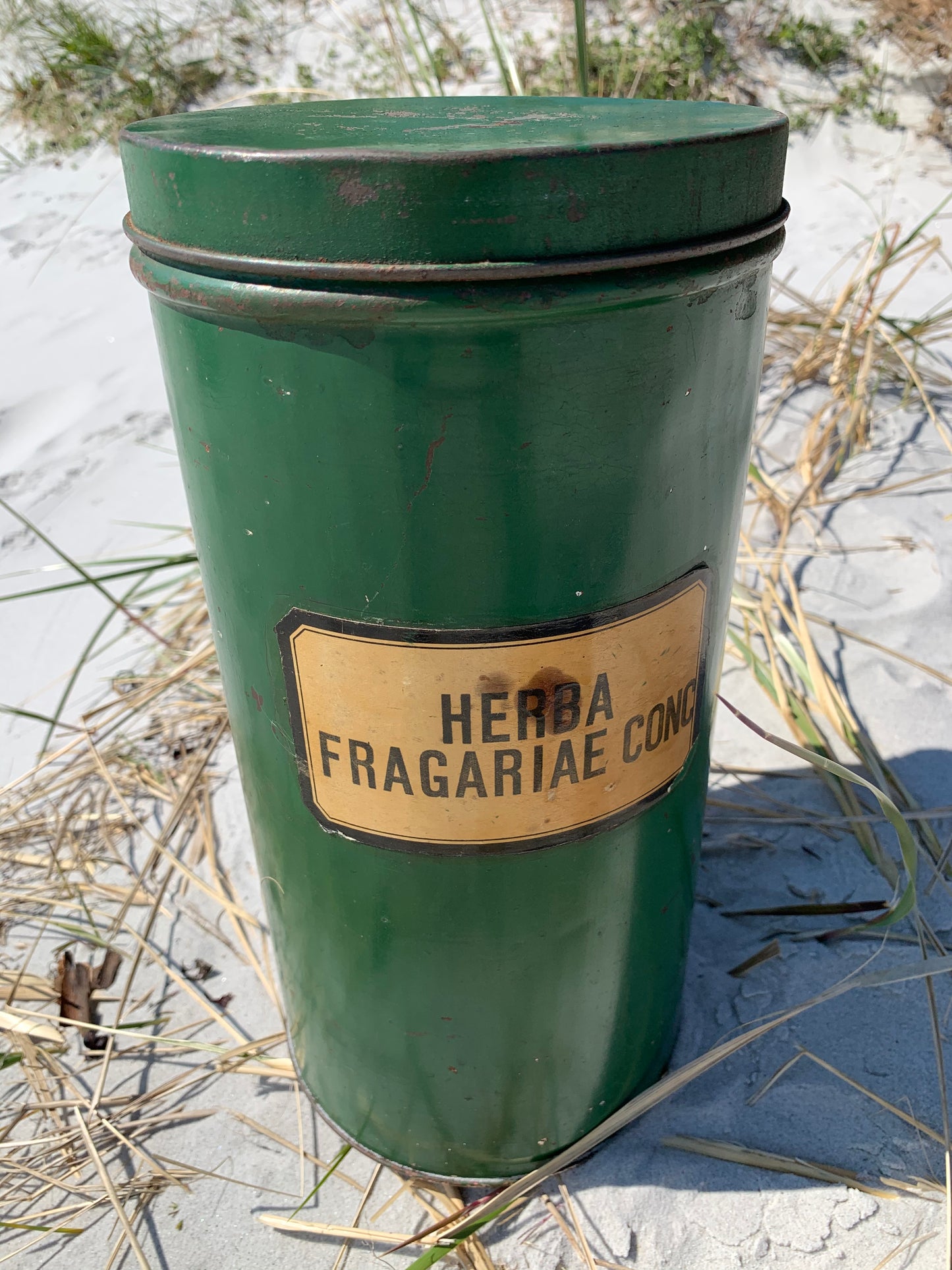 Gammel apotekerdåse