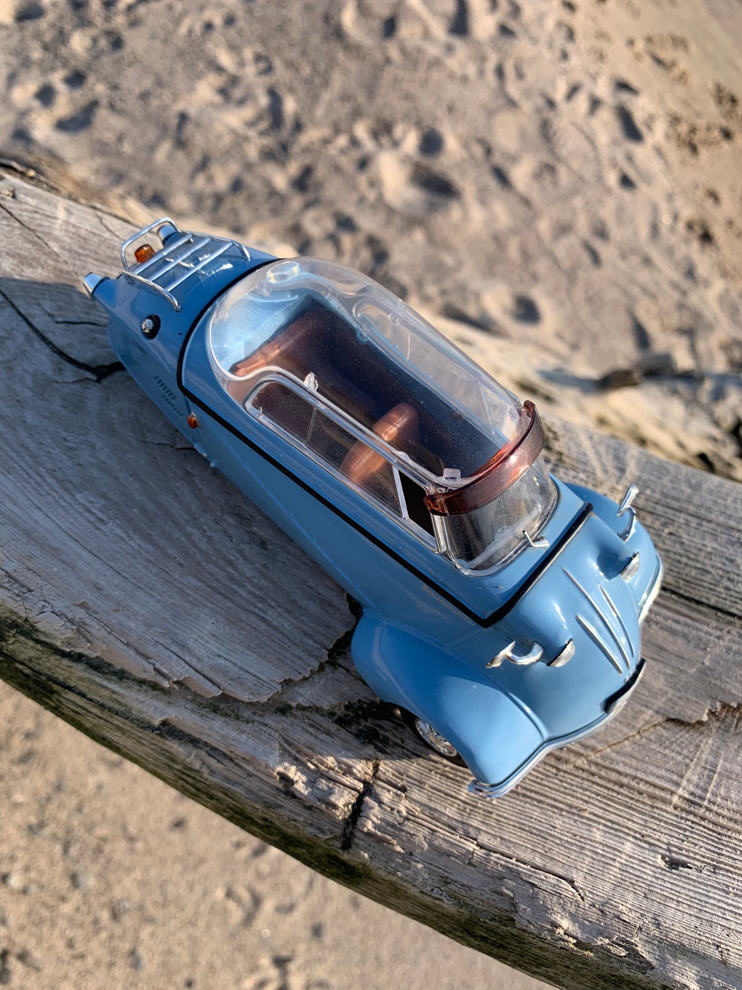 Messerschmidt kabinescooter - Lyseblå