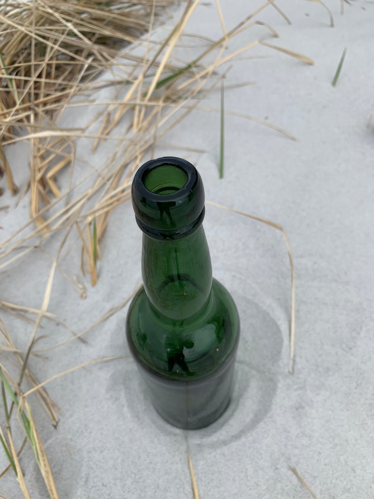 Glasflaske - Grøn