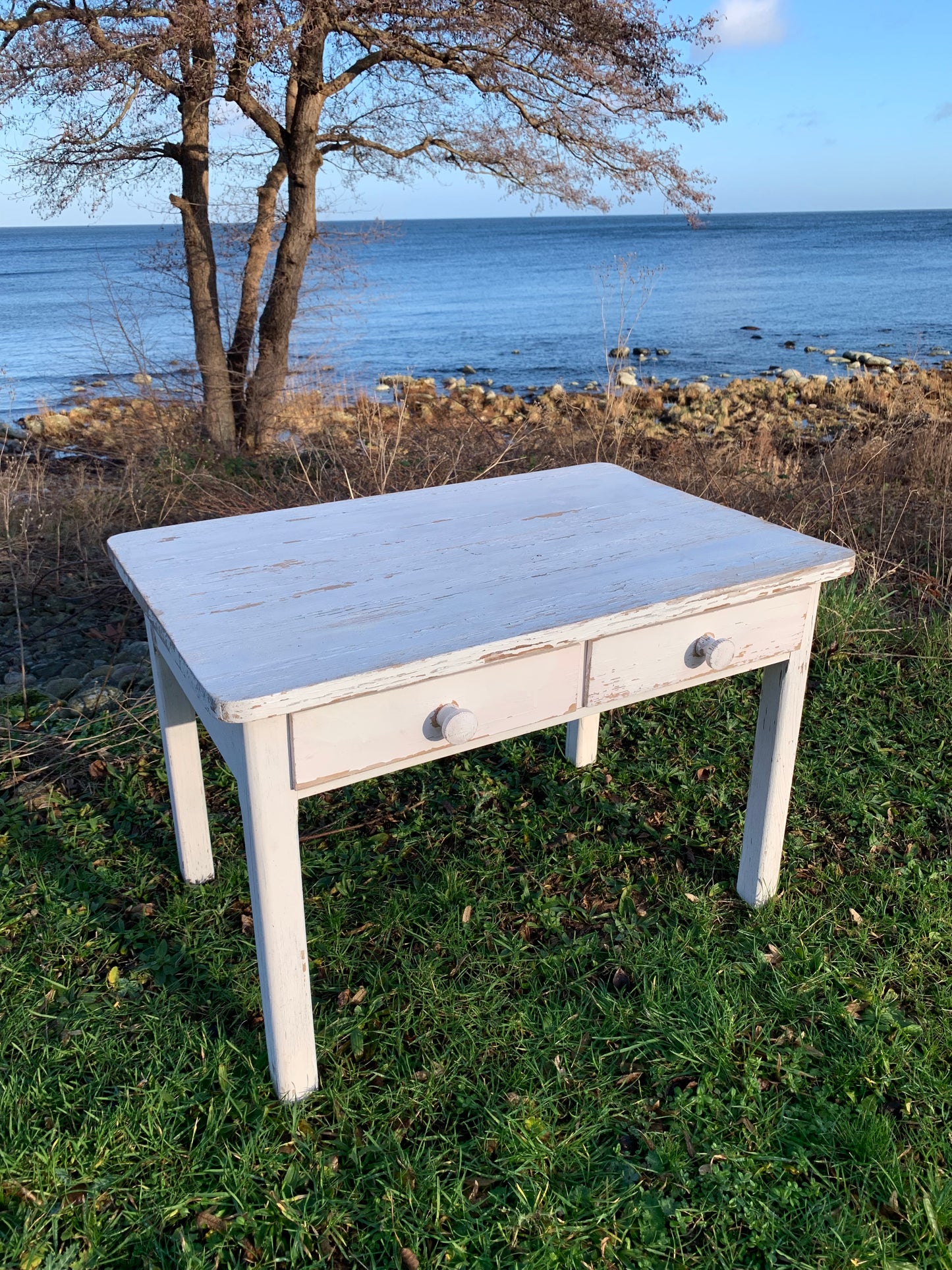 Børnebord med to skuffer