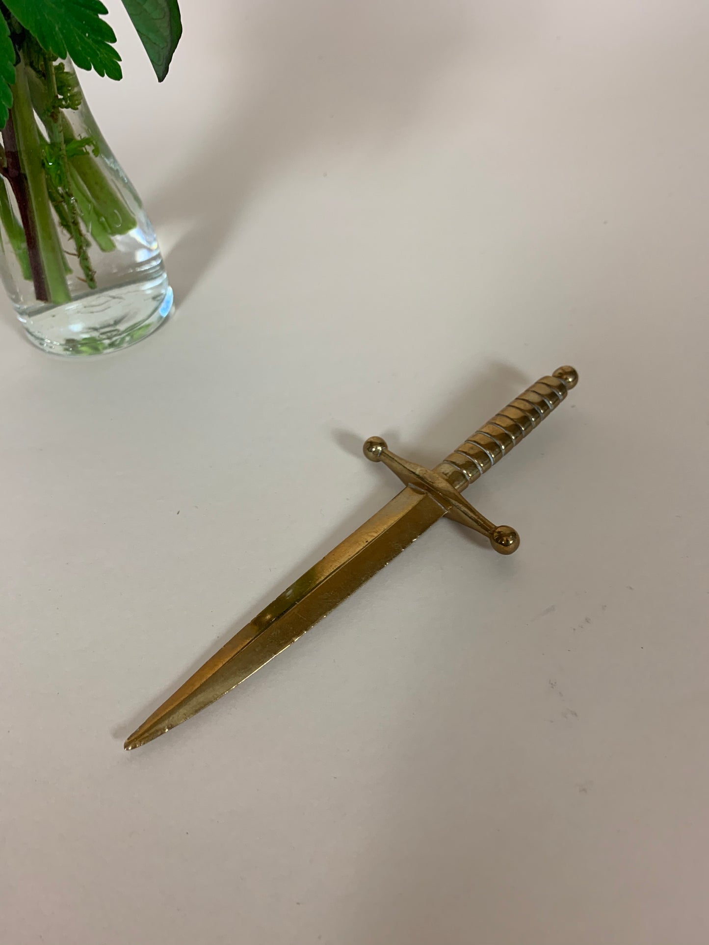 Brevåbner i messing