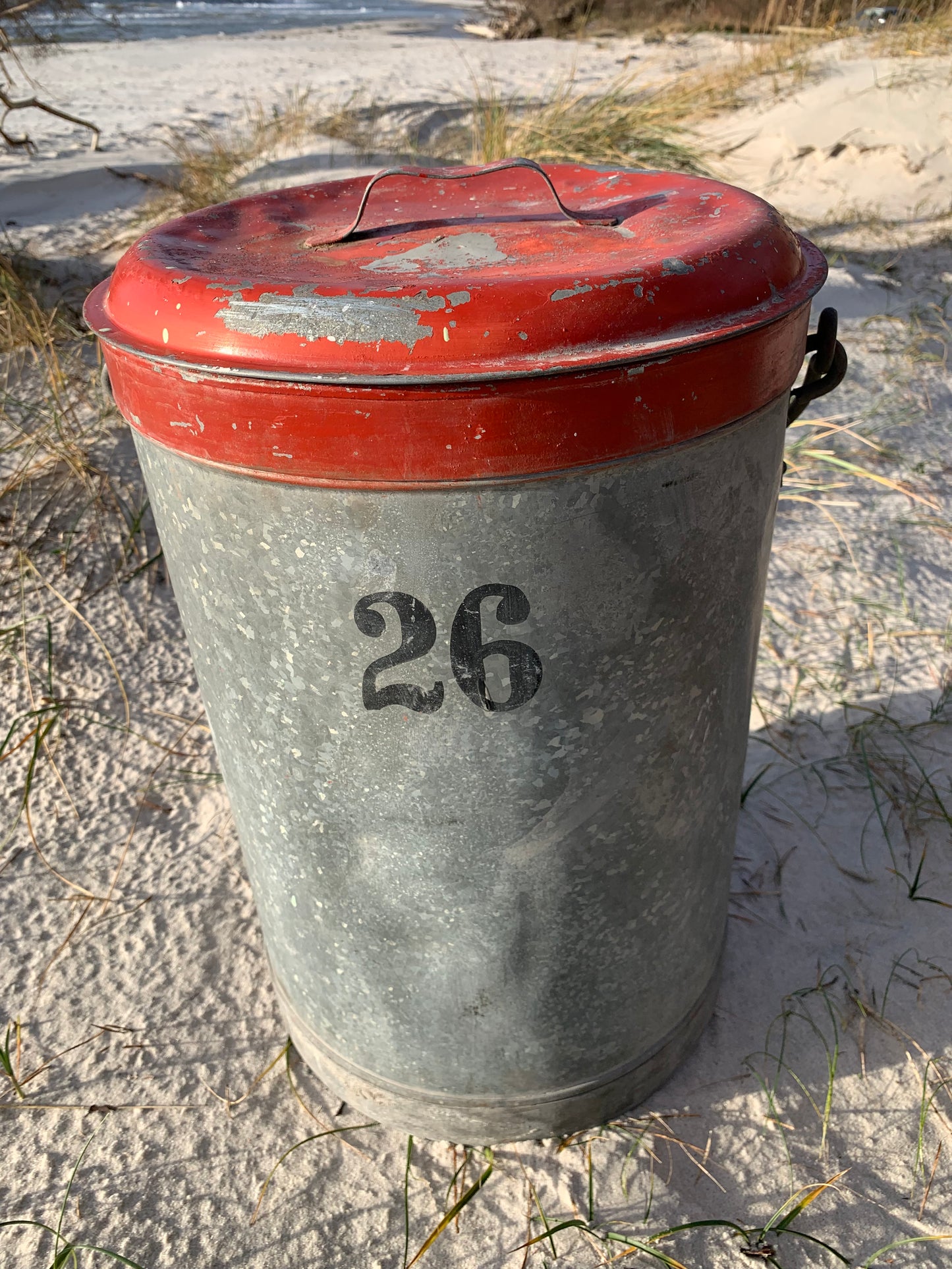Dekorativ brandspand med låg - Nr. 26